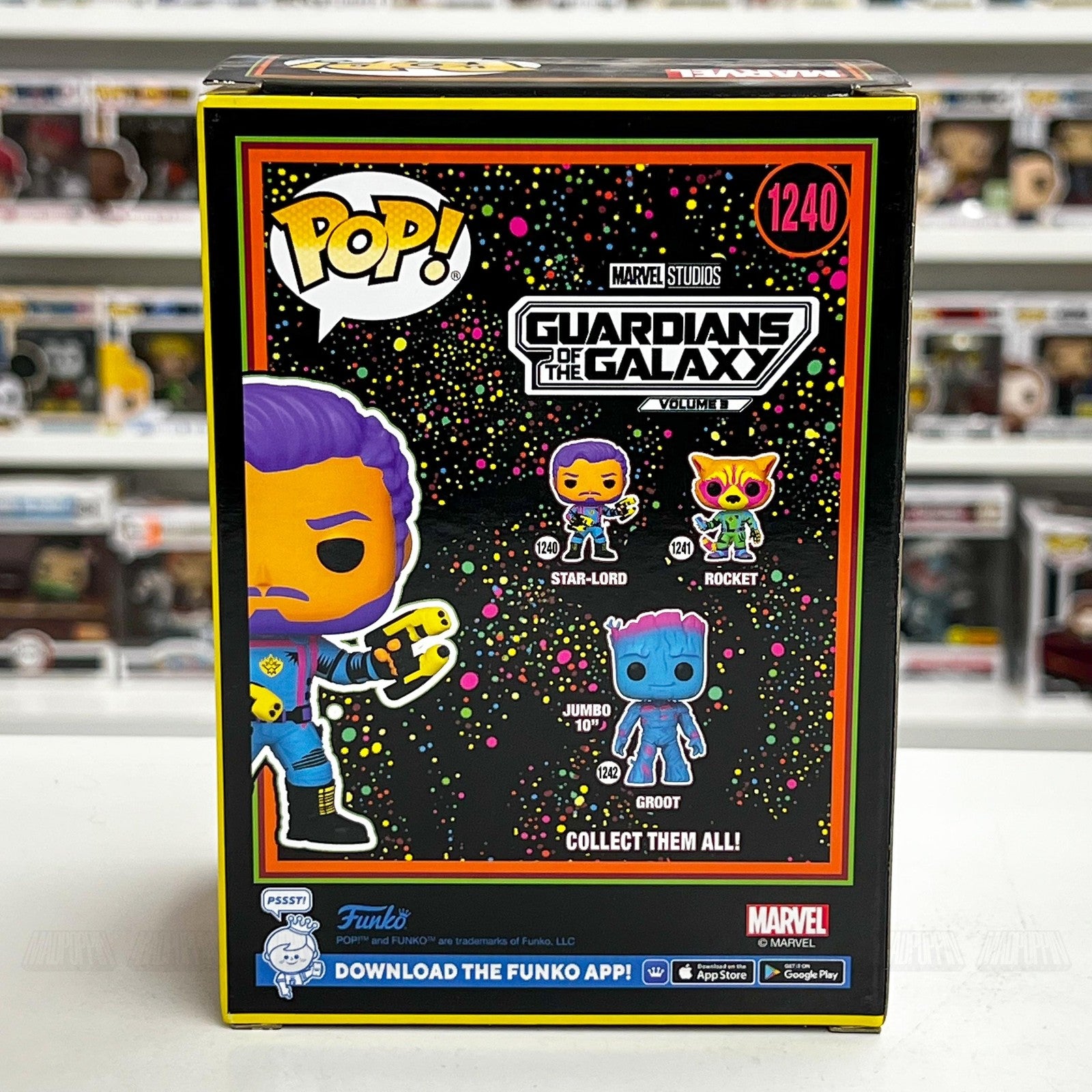 Funko Pop Marvel GOTG Vol. 3 Star-Lord #1240 Target Exclusive Bobblehead Figure