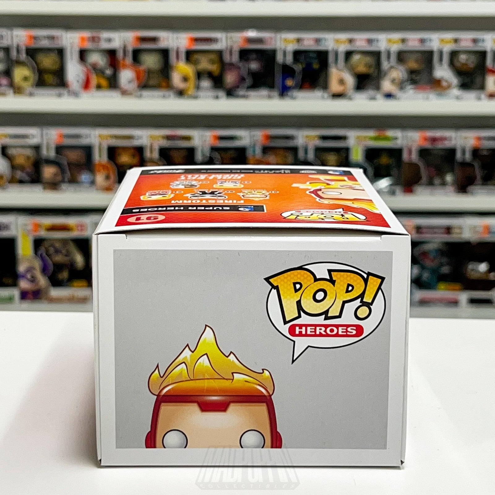 Funko Pop Heroes DC Comics Super Heroes Firestorm 91 Vinyl Figure New in Box