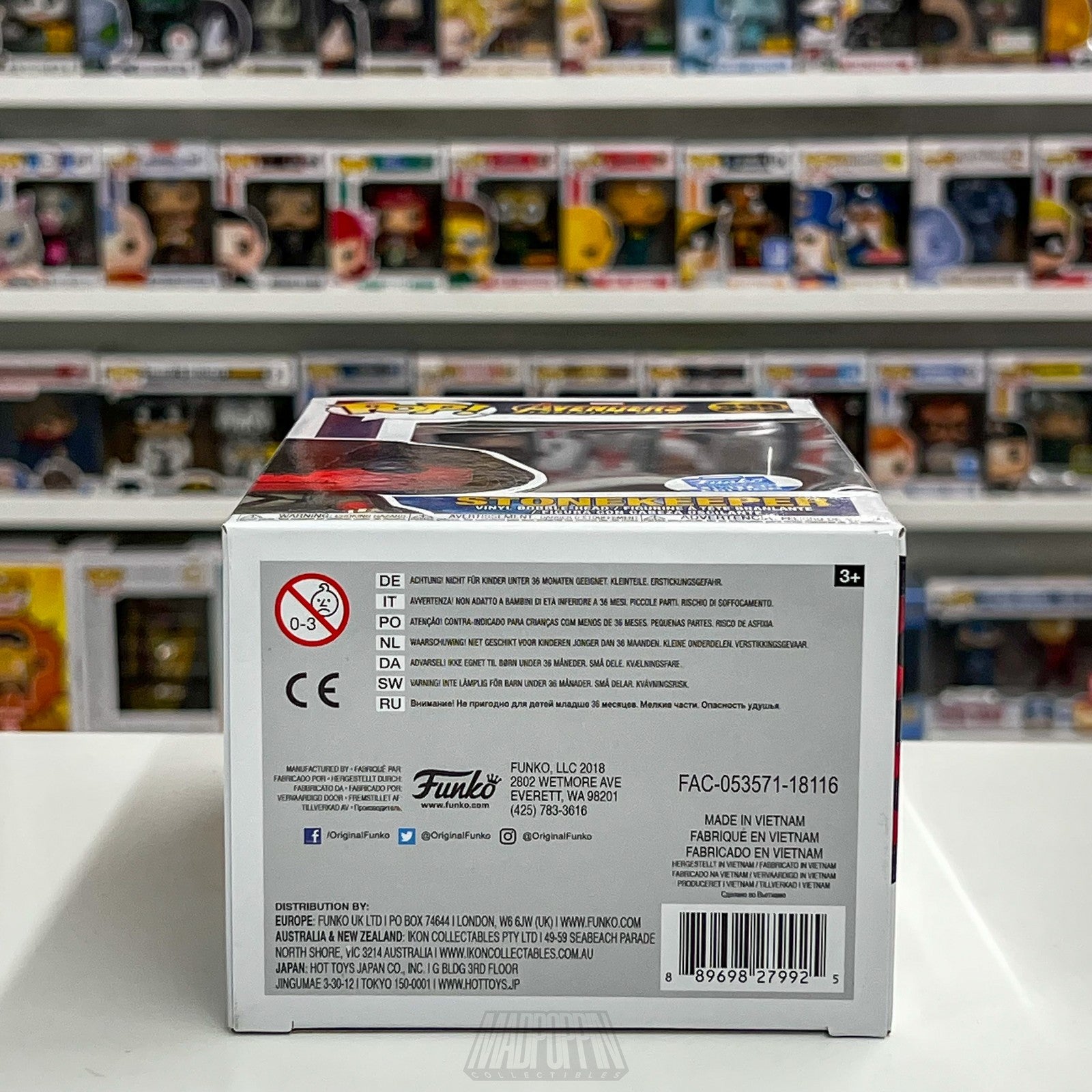 Funko Pop Marvel Stonekeeper 339 Avengers Infinity War Limited Edition Vinyl Fig