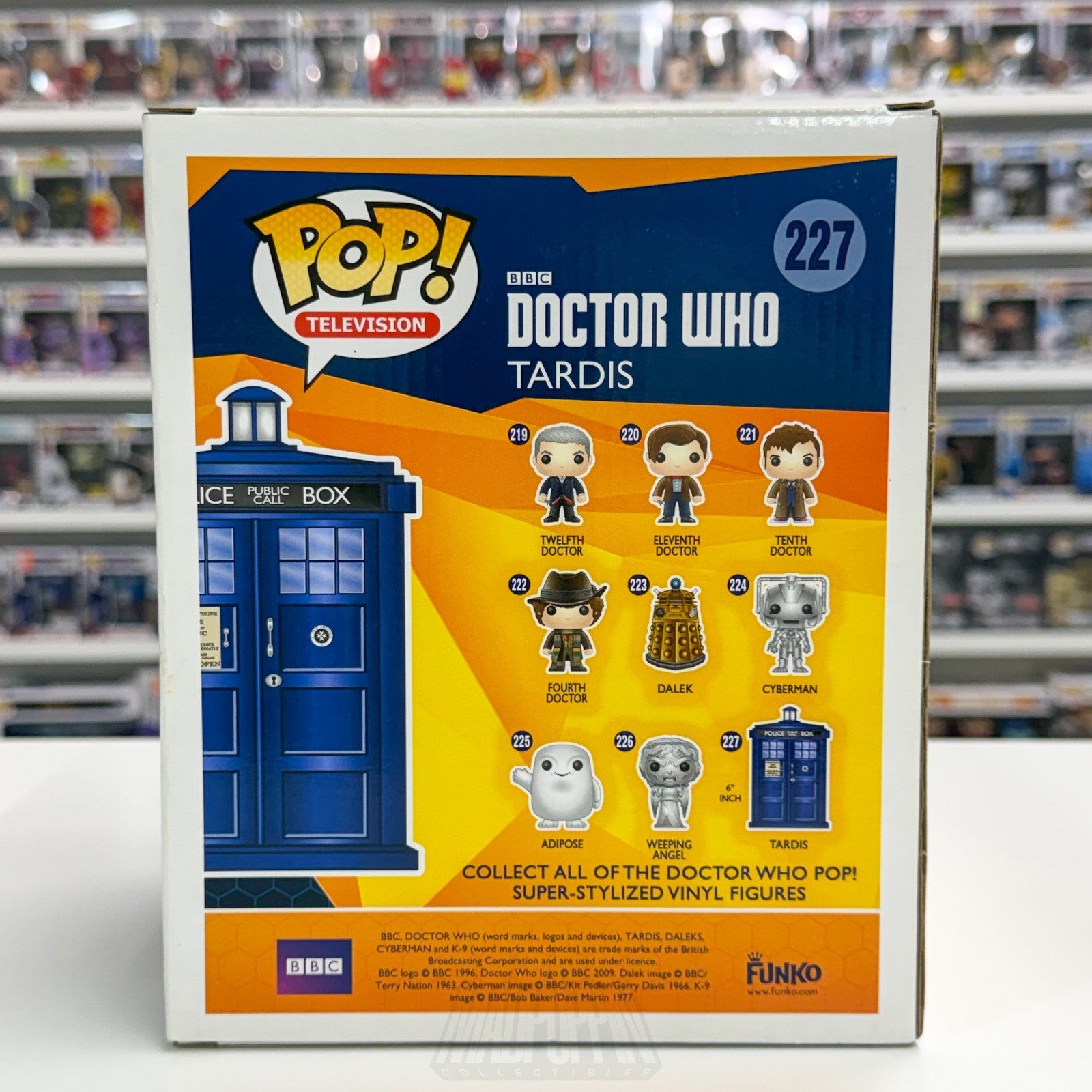 Funko Pop Television BBC Doctor Who TARDIS 227 Sci-Fi Timeship Toy Vinyl Figure3