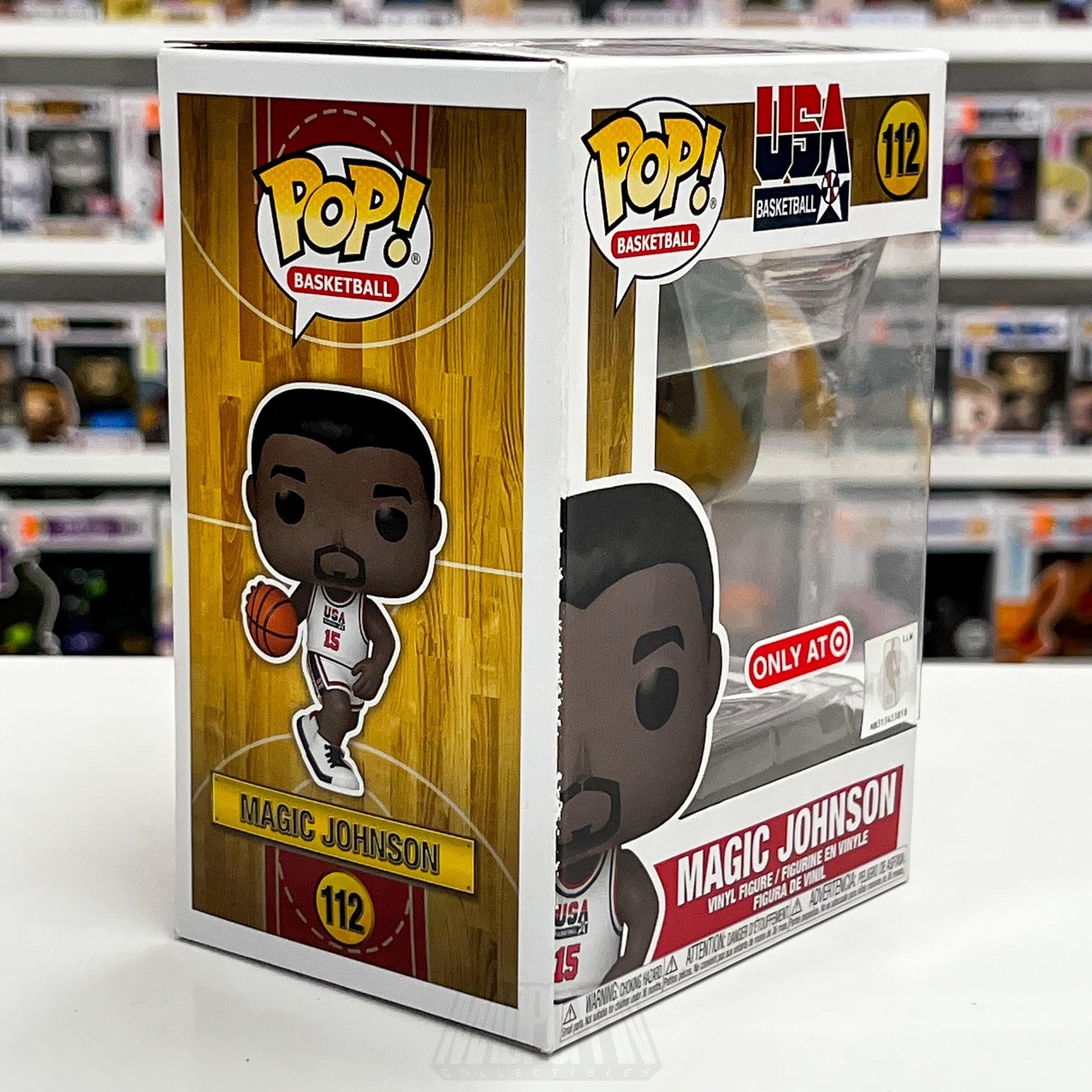 Funko Pop! Magic Johnson USA Basketball #112 Target Exclusive Vinyl Figure NBA5