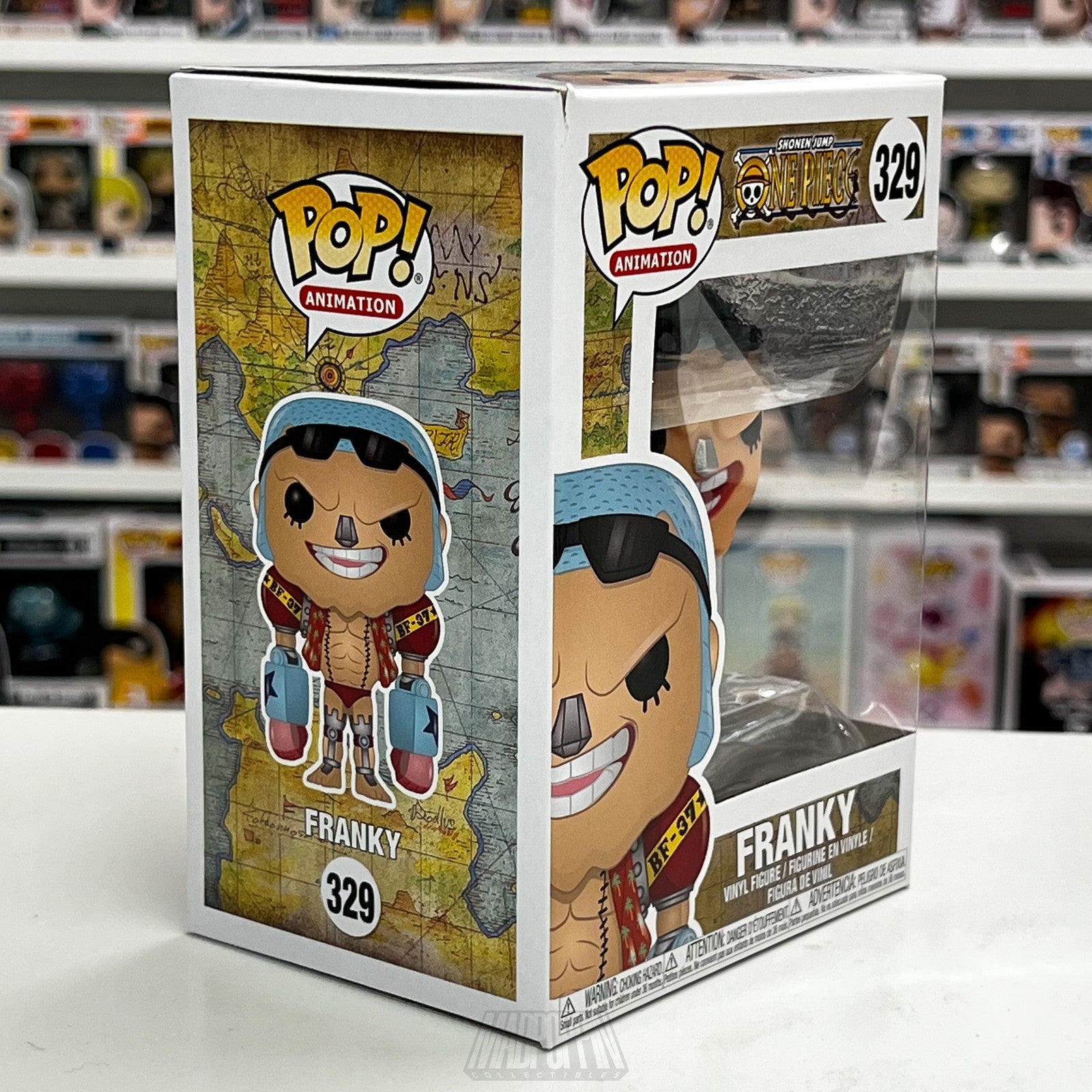 Funko Pop One Piece Franky #329 Silver Nose Animation Vinyl Figure Anime Manga