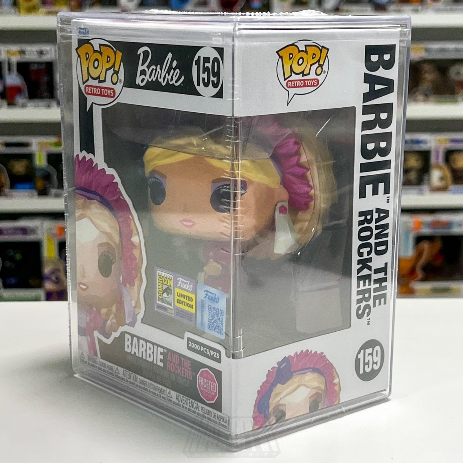 Funko Pop Retro Toys Barbie and the Rockers 159 Faceted SDCC 2023 LE 2000 Pcs