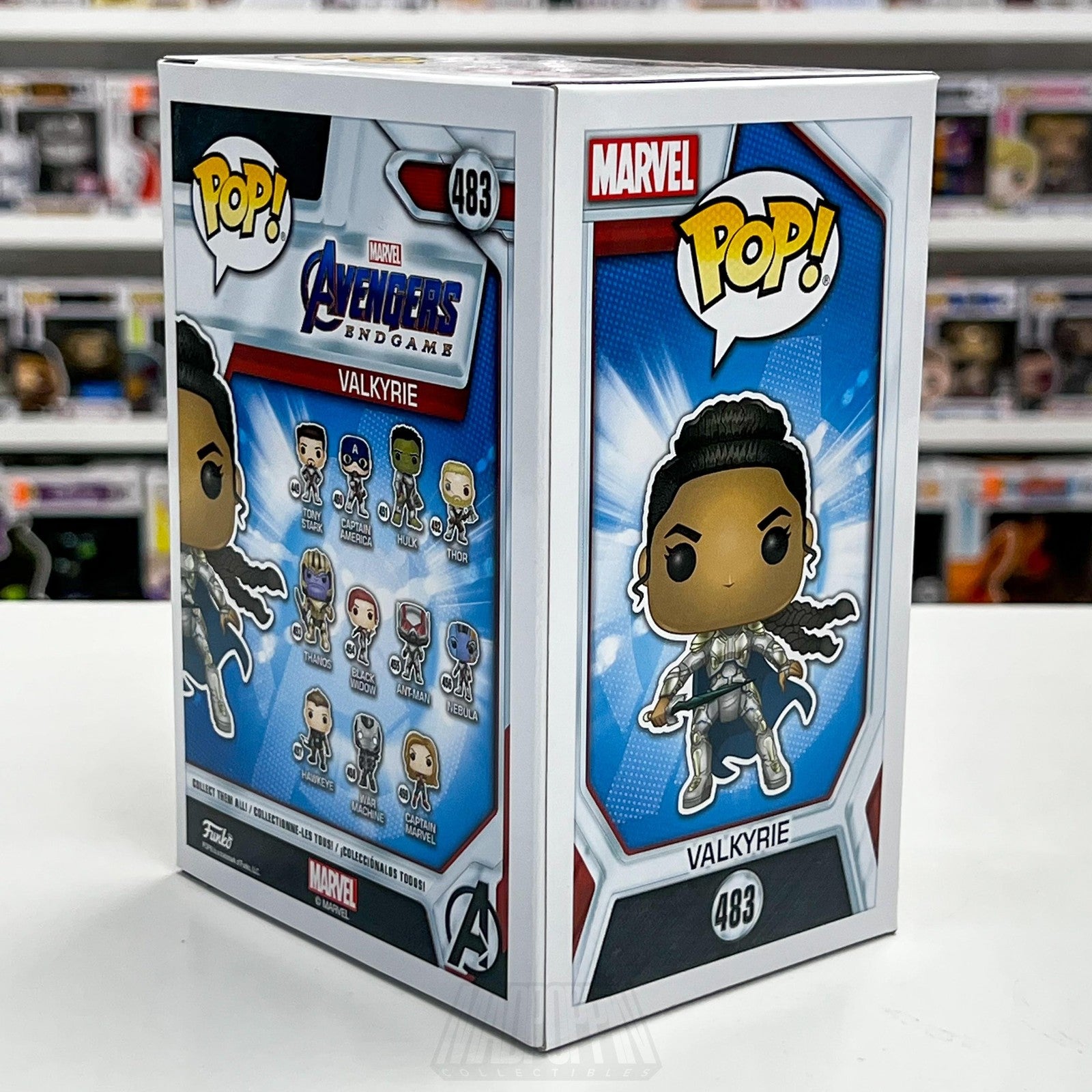 Funko Pop Marvel Avengers Endgame Valkyrie 483 Collector Corps Exclusive Vinyl4