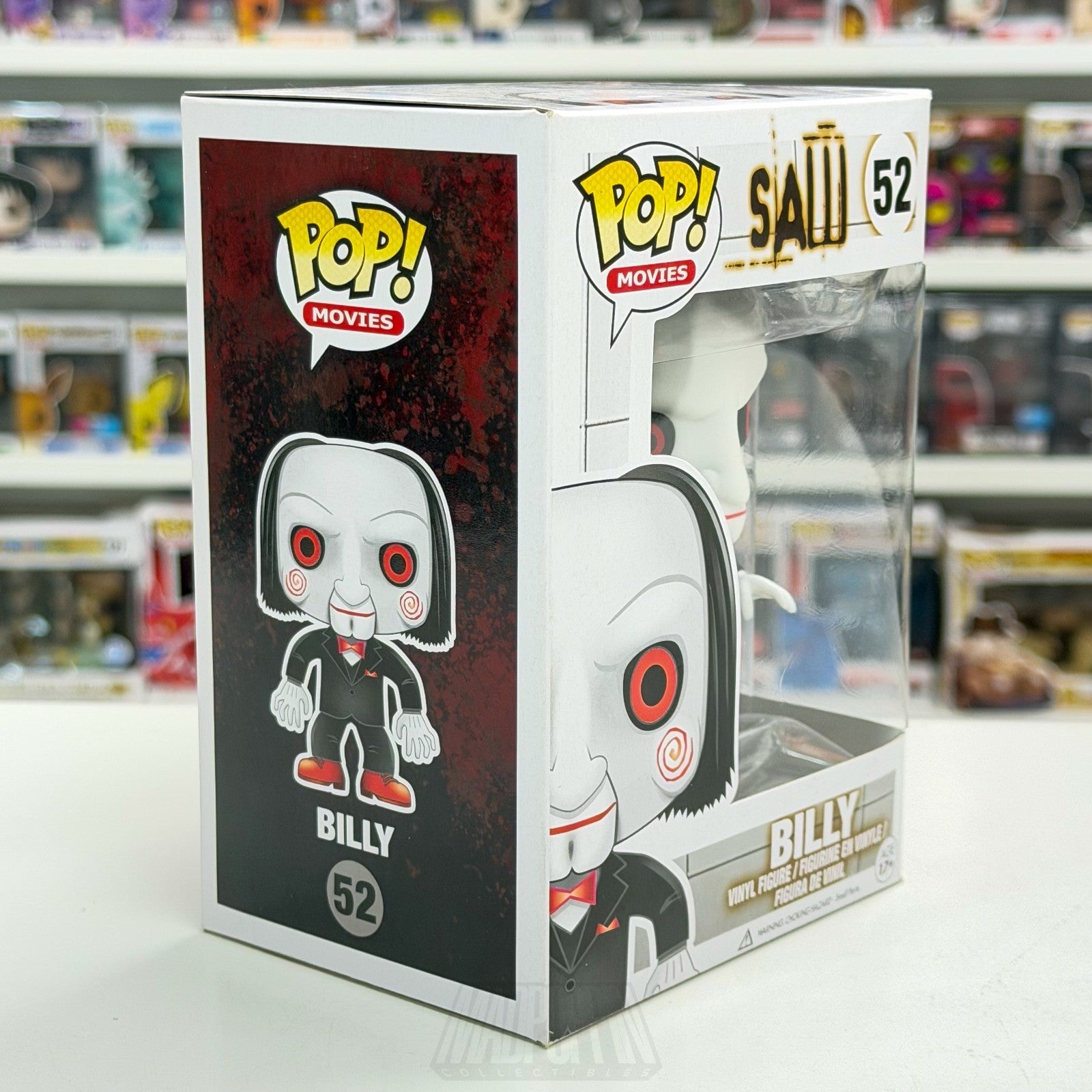 Funko Pop Movies Saw Billy The Puppet 52 Jigsaw Horror AUTHENTIC Vinyl