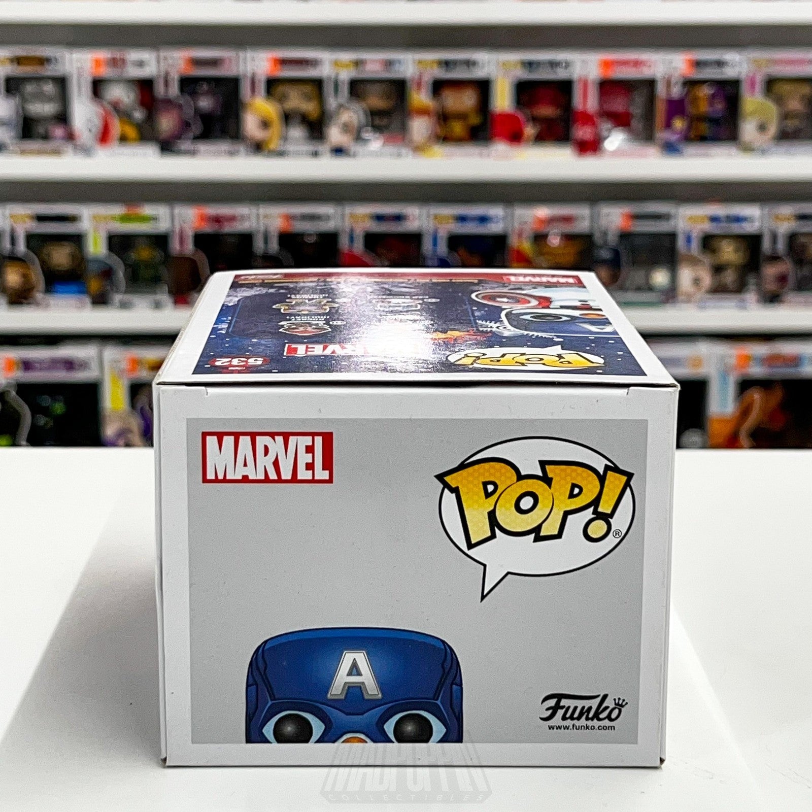 Funko Pop Marvel Holiday Cap Snowman 532 Captain America Bobble-Head Vinyl6