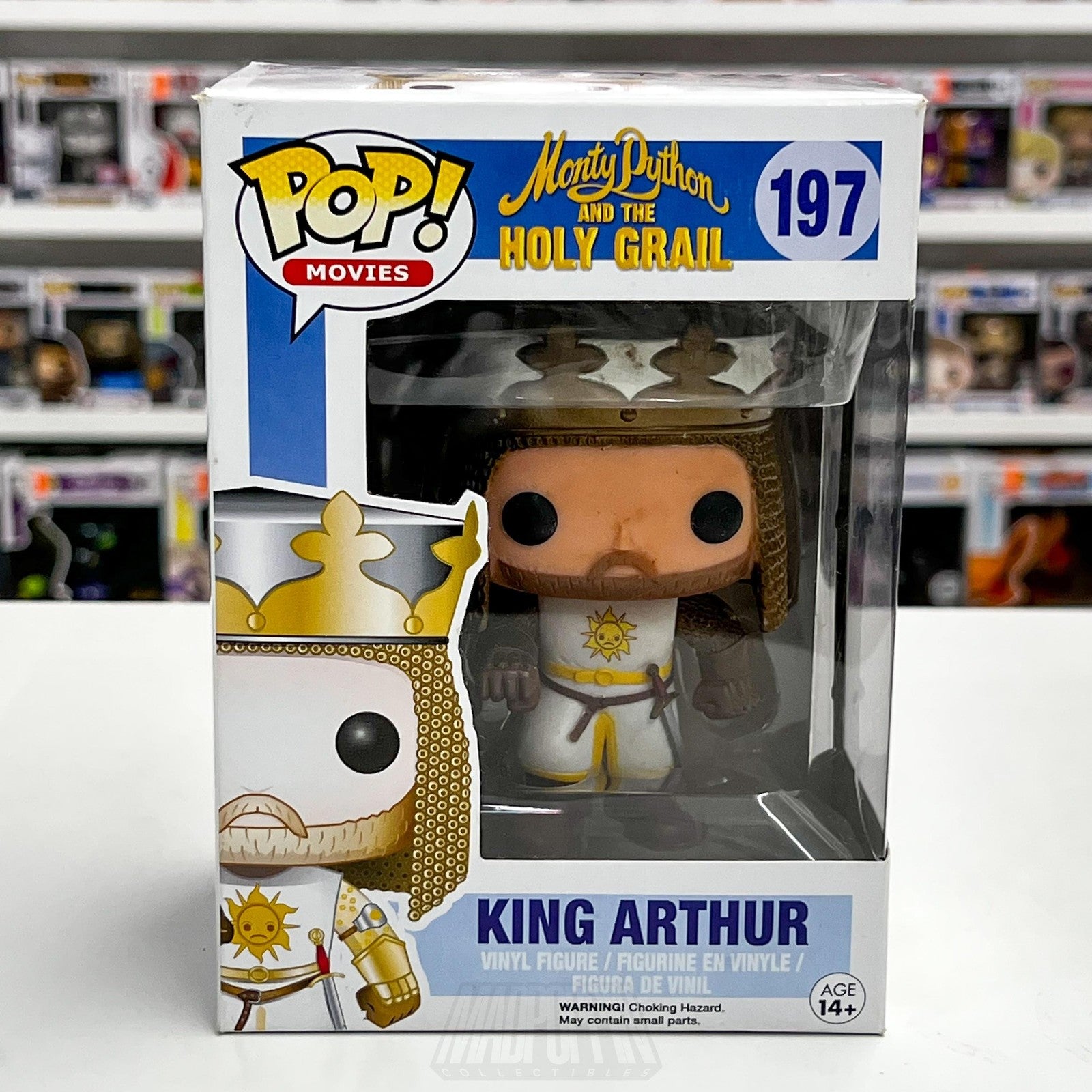 Funko Pop Monty Python Holy Grail King Arthur 197 Vinyl Figure Collectible Toy0