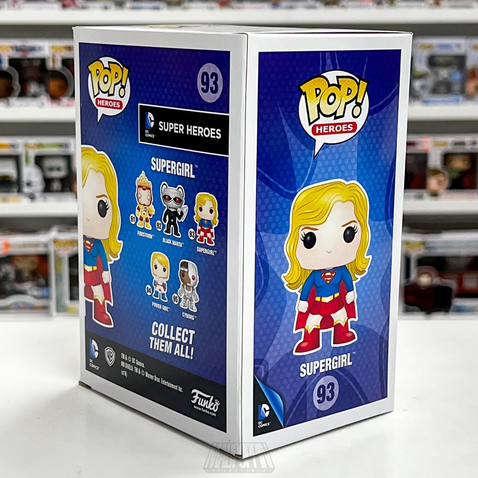 Funko Pop Heroes Supergirl 93 DC Comics Vinyl Figure New Box Collectible Gift
