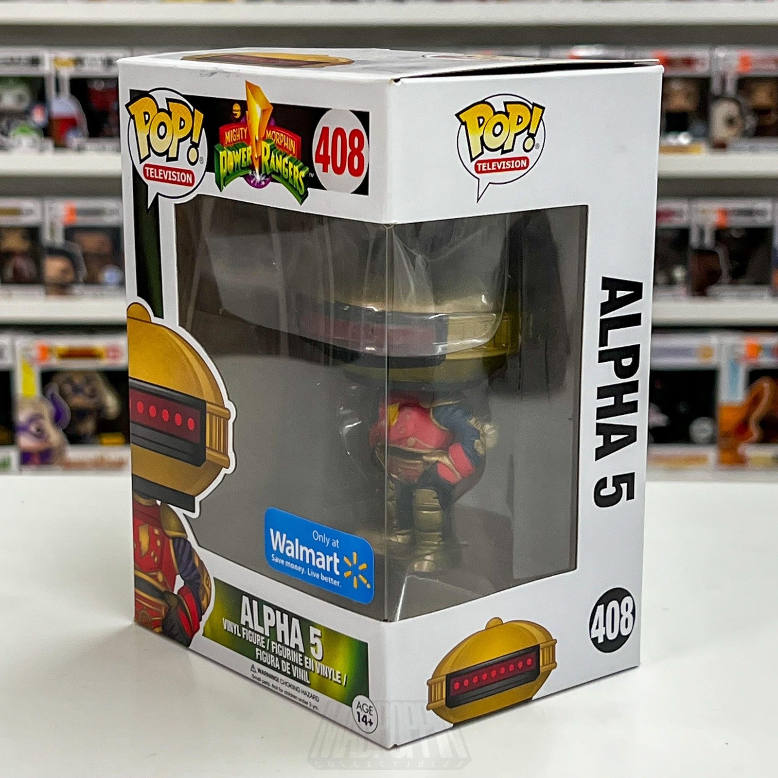 Funko Pop Television Alpha 5 Mighty Morphin Power Rangers  MMPR 408 Walmart Toy