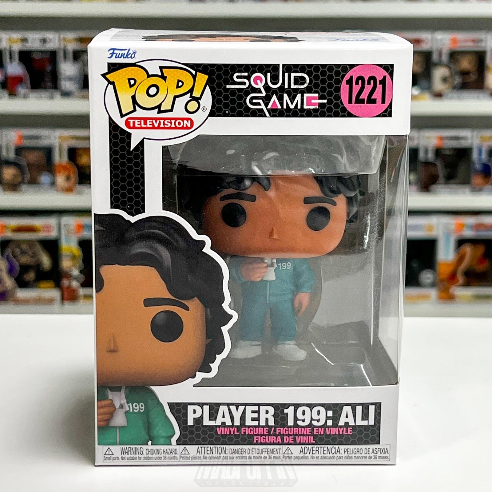 Funko Pop Television Squid Game Player 199 Ali Vinyl Figure #1221 New In Box Toy