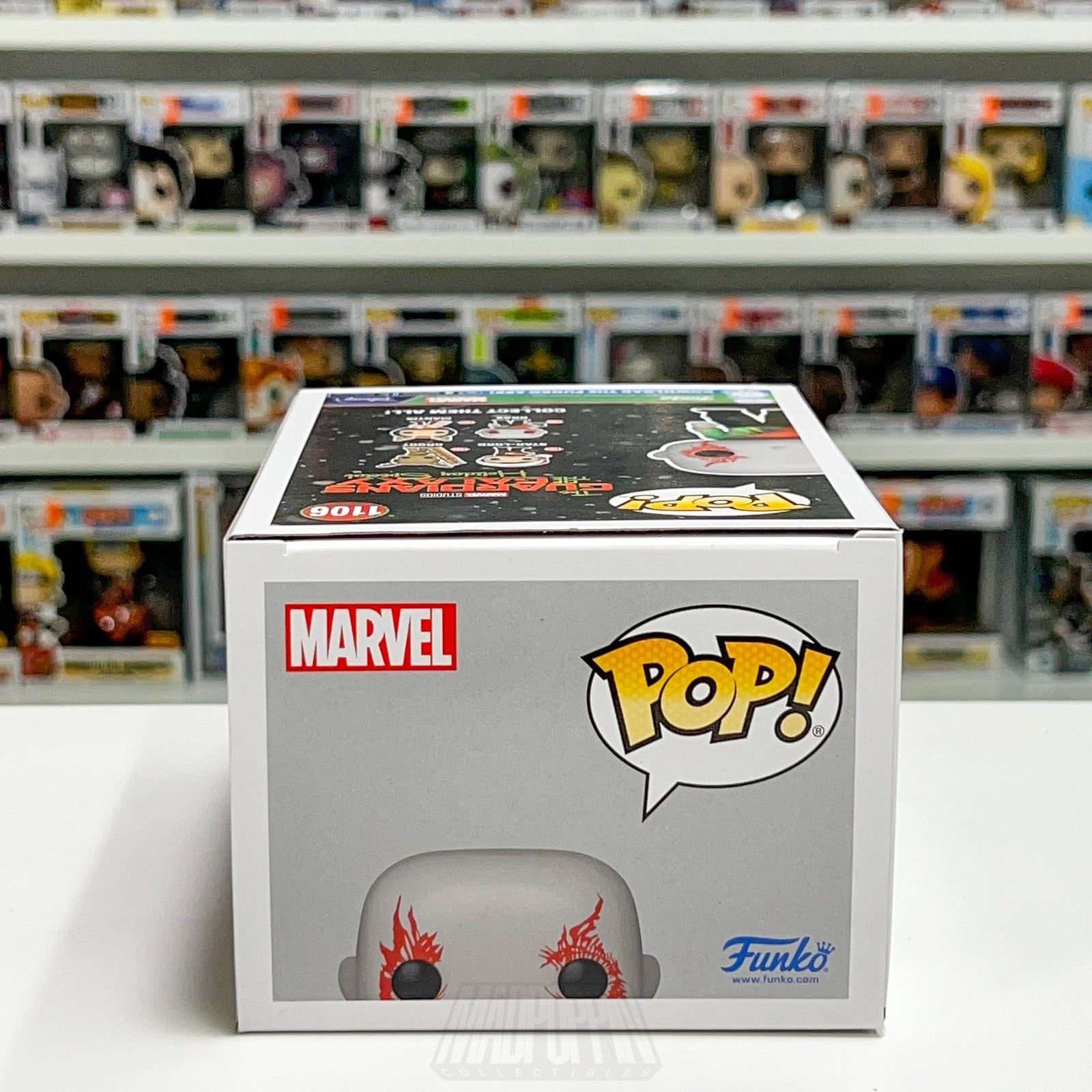 Funko Pop Marvel Drax #1106 Guardians of the Galaxy Holiday Special Bobble-Head