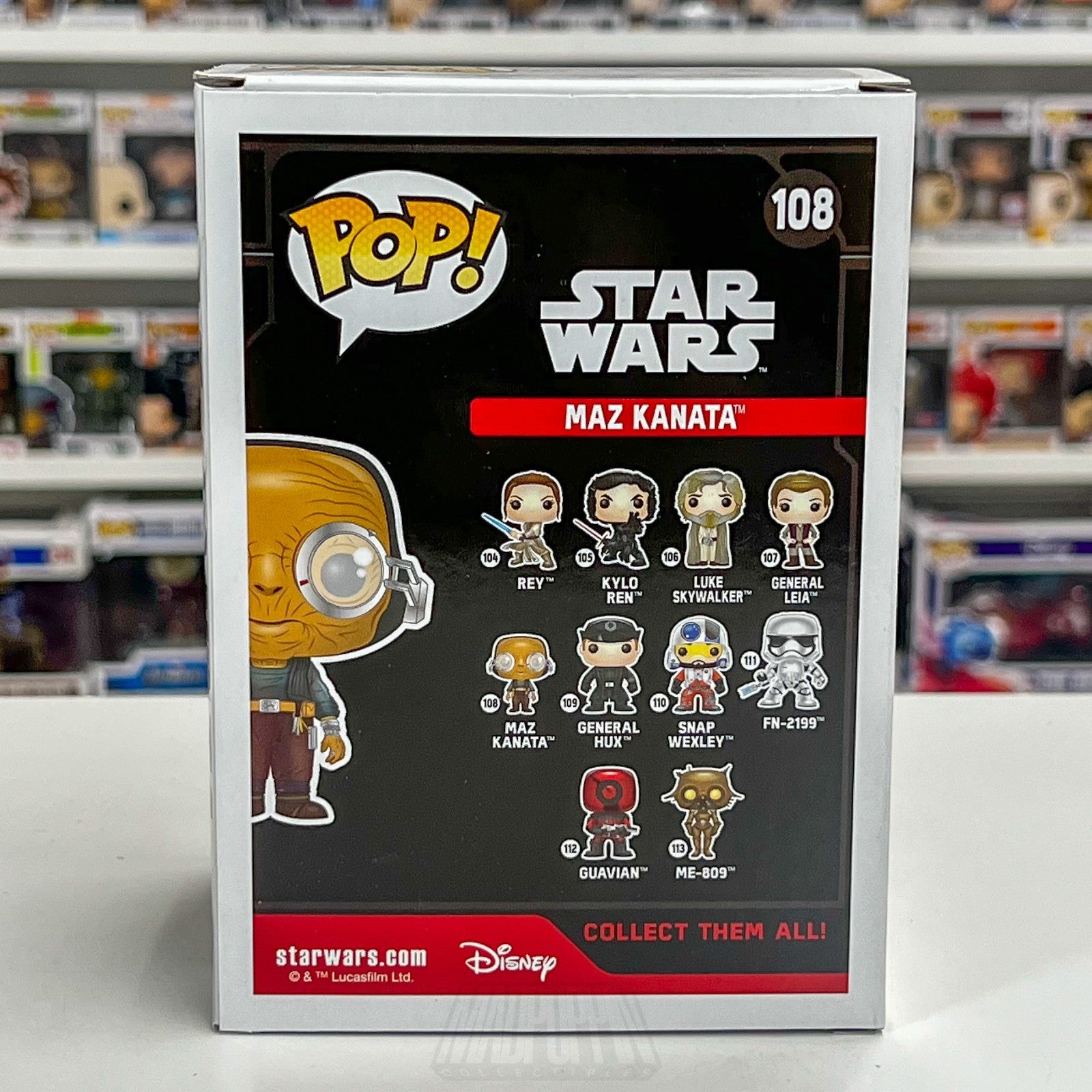 Funko Pop Star Wars Episode VII Force Awakens Maz Kanata 108 Toy Vinyl Figure3