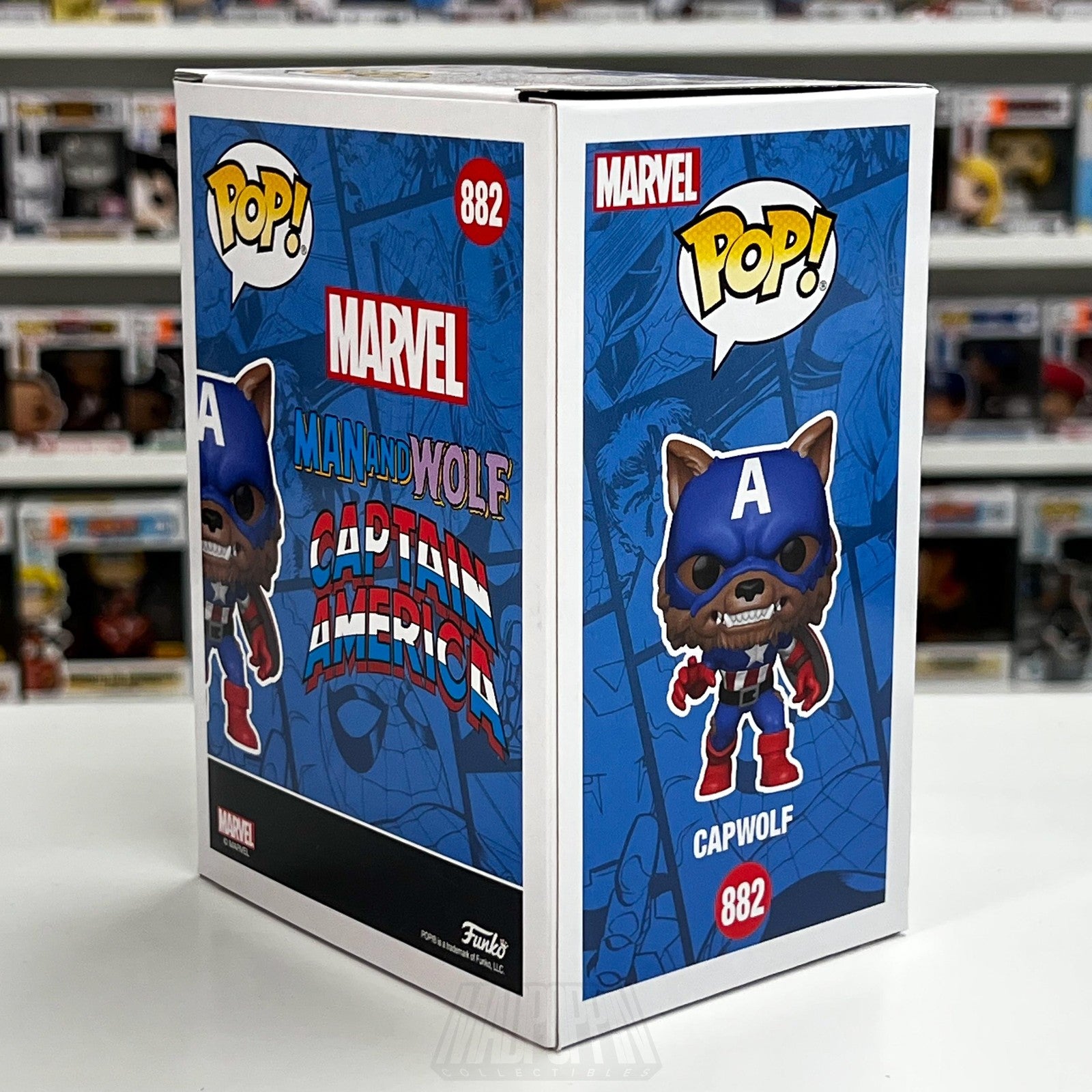 Funko Pop Marvel Capwolf #882 Year of the Shield Convention Limited Captain Toy