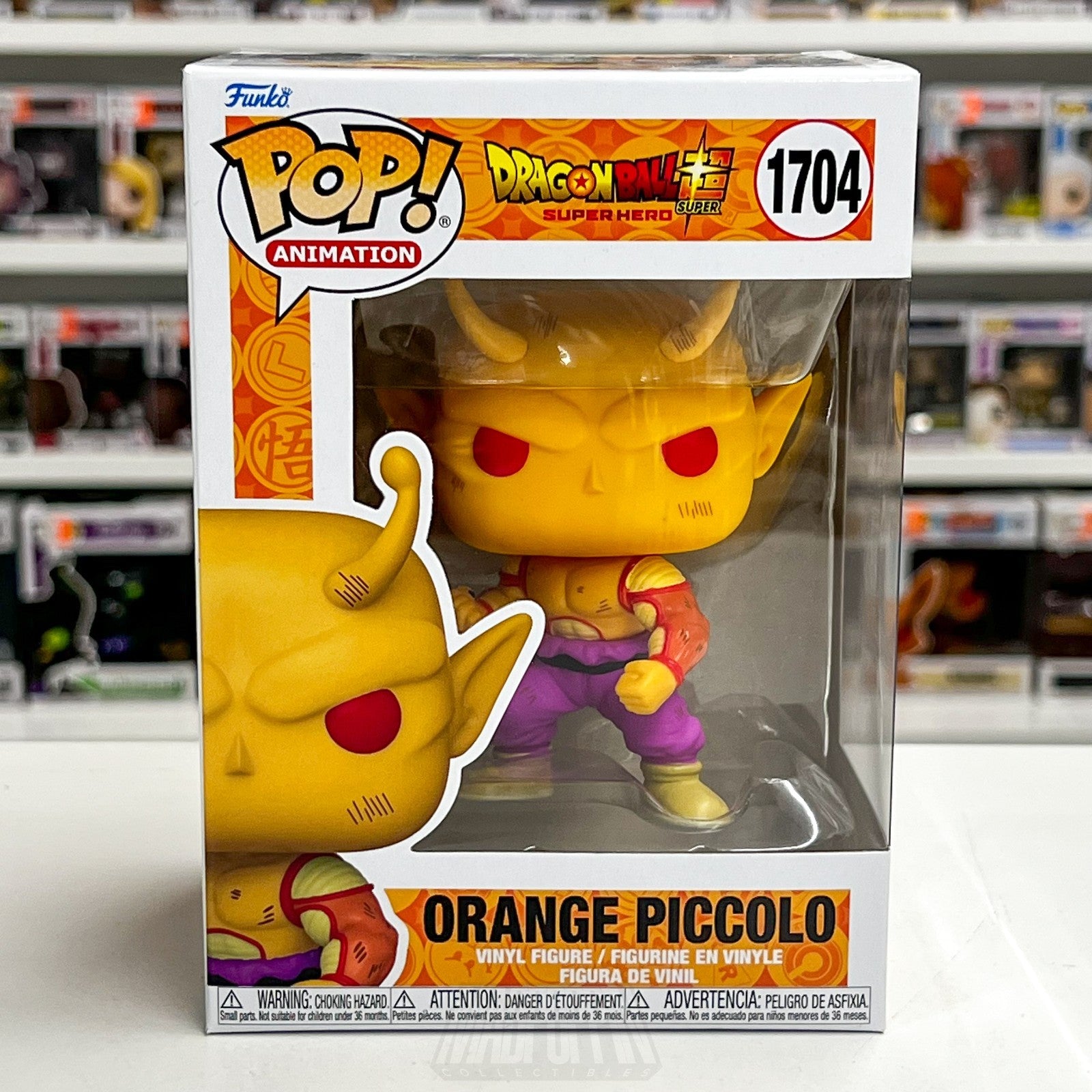 Funko Pop Anime Dragon Ball Super Hero Orange Piccolo 1704 Manga Vinyl Figure0