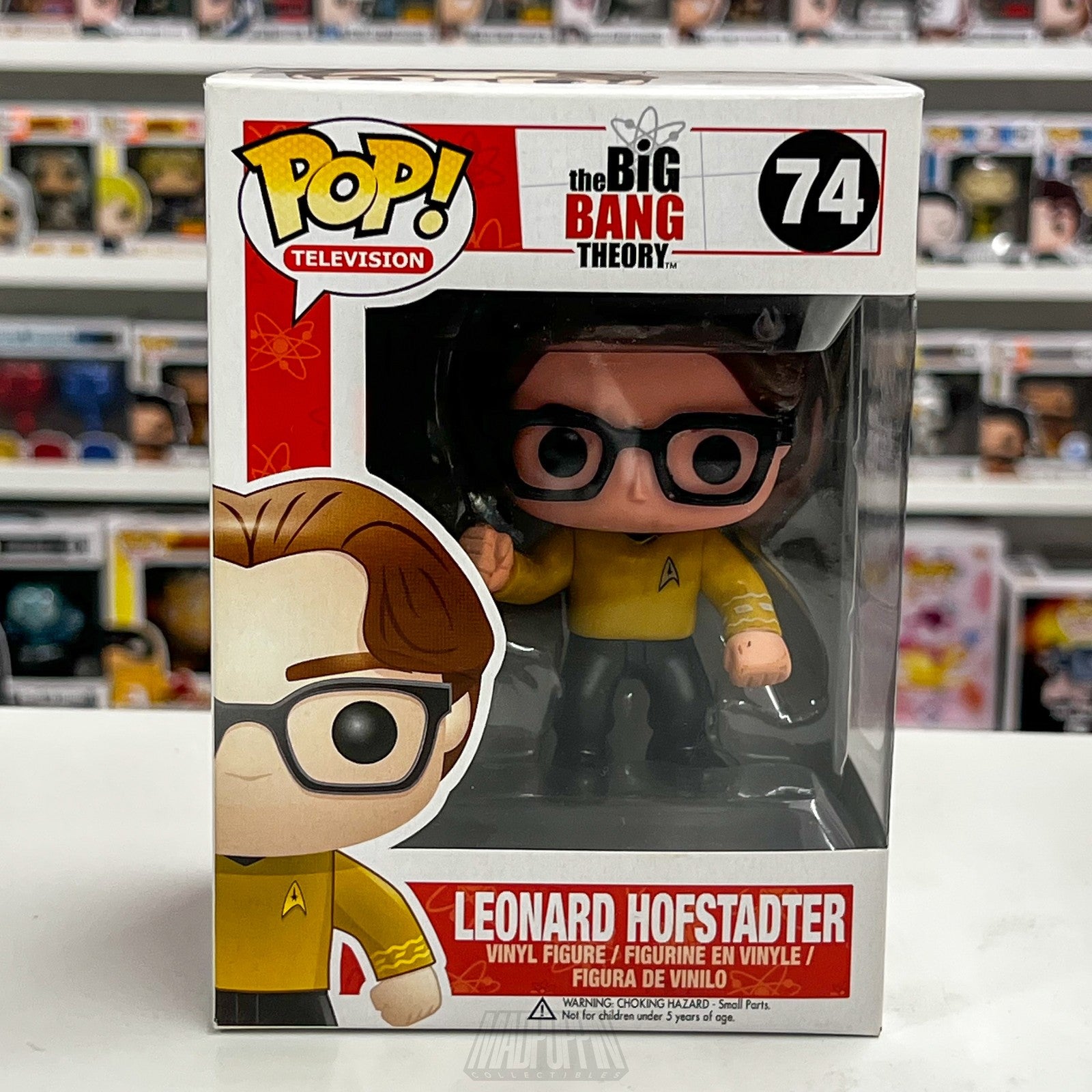 Funko Pop Leonard Hofstadter The Big Bang Theory #74 Vinyl Figure TV Collectible