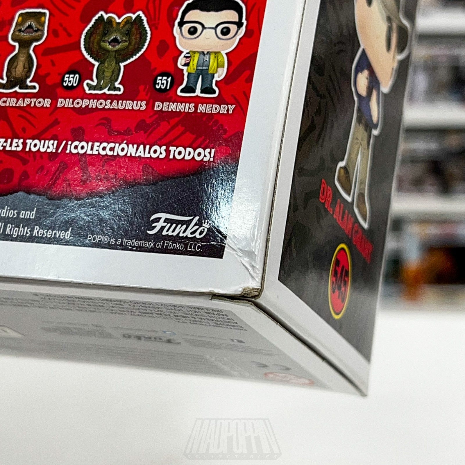 Funko Pop Movies Jurassic Park Dr Alan Grant 545 Dinosaur Toy Vinyl Figure9