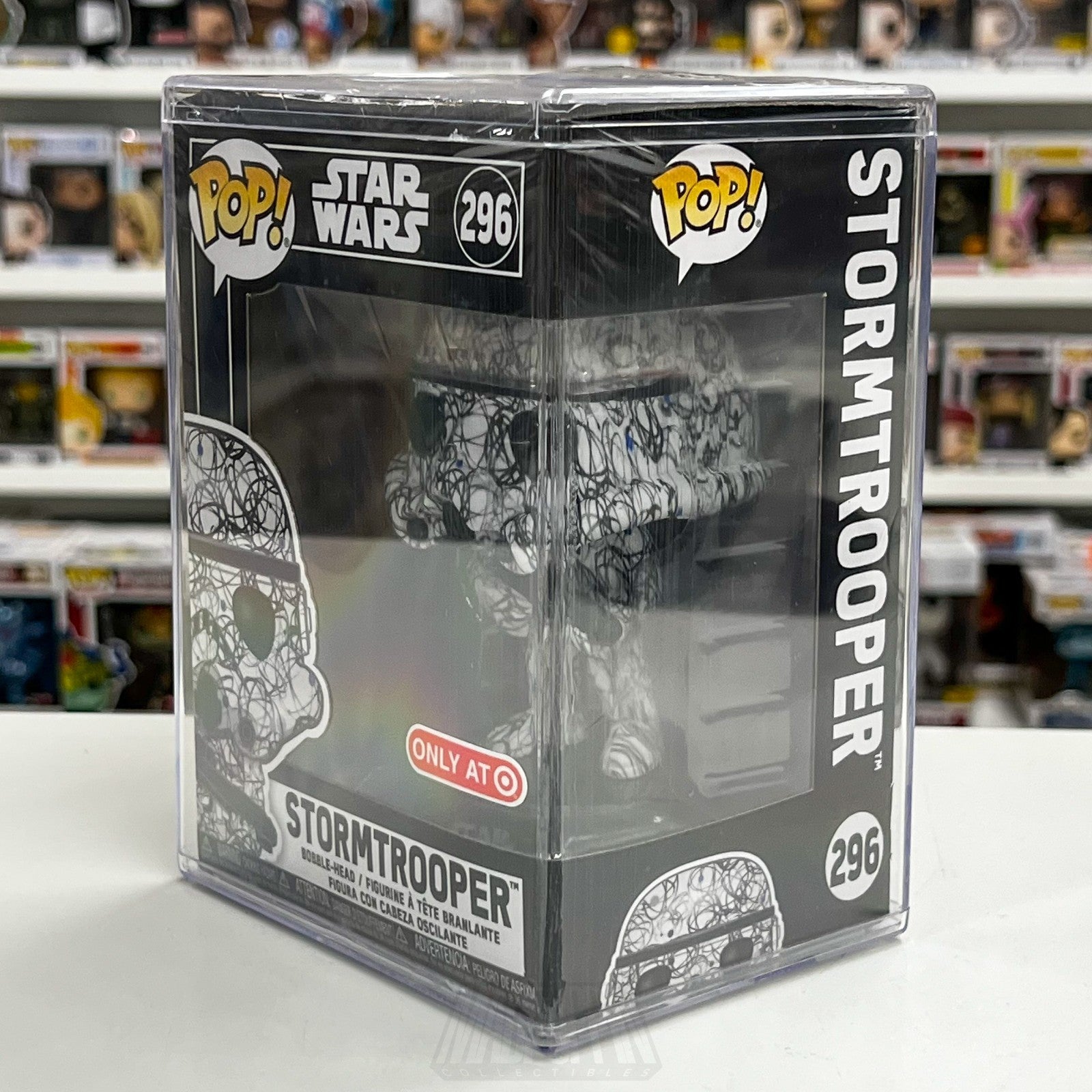 Funko Pop Star Wars Imperial Stormtrooper Futura Target 296 Empire Toy Figure1