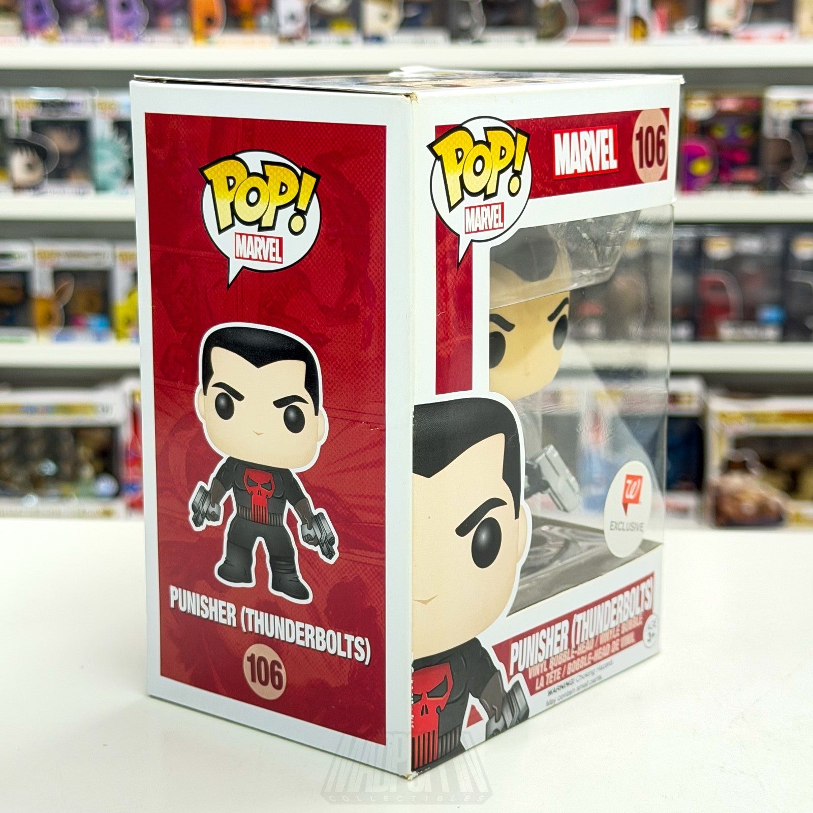 Funko Pop Marvel Punisher Thunderbolts Walgreens 106 Antihero Vigilante Figure5
