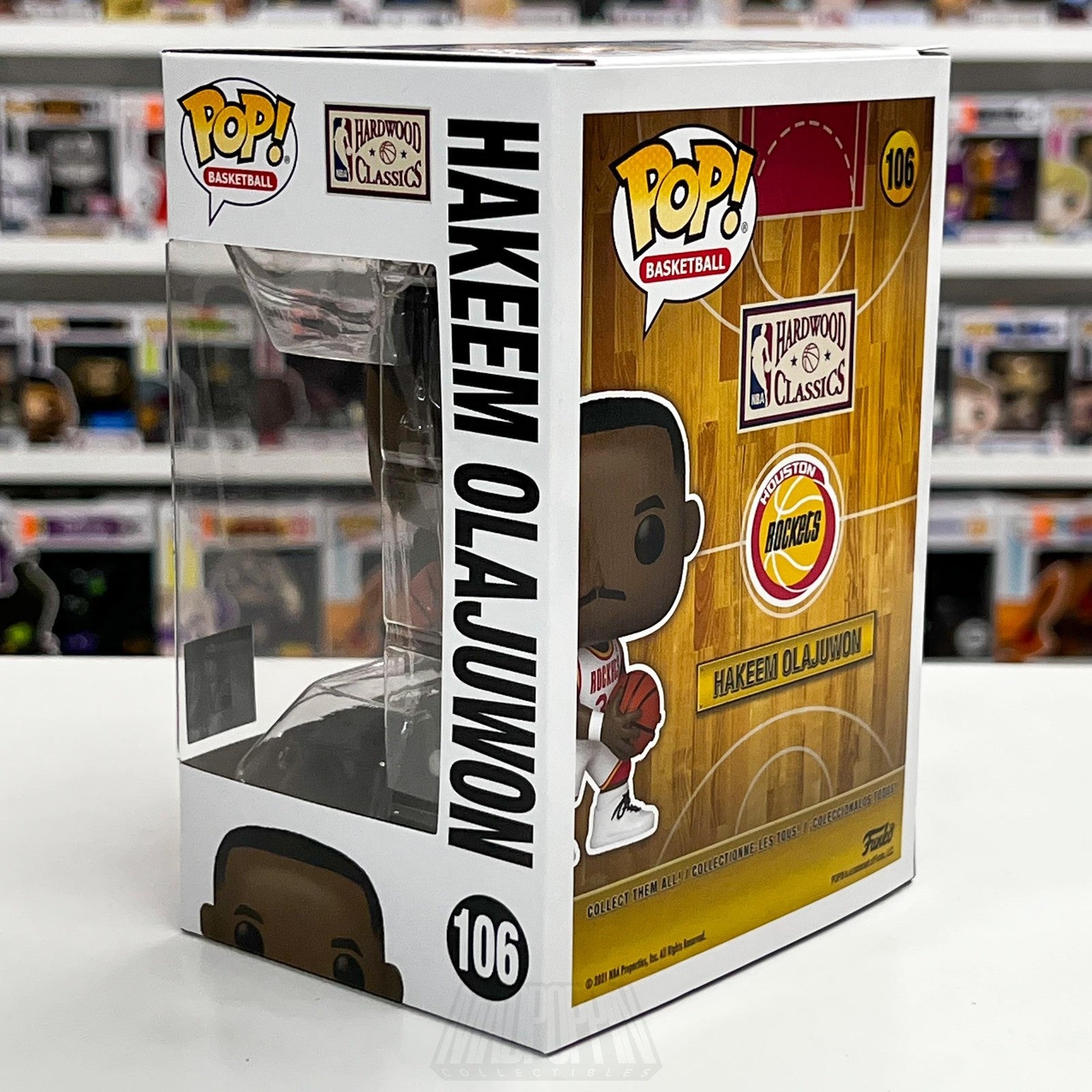 Funko Pop Hakeem Olajuwon 106 Houston Rockets NBA Vinyl Figure Hardwood Classics2