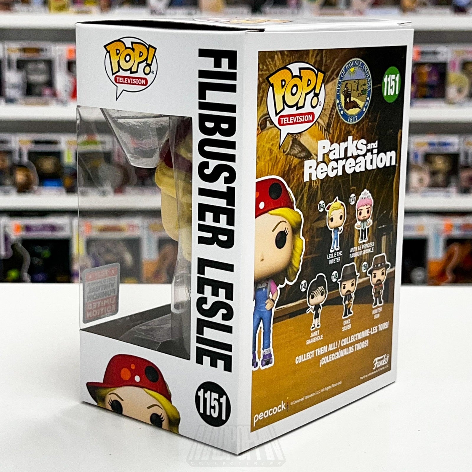 Funko Pop Television Parks and Recreation Filibuster Leslie 1151 Vinyl Figure2