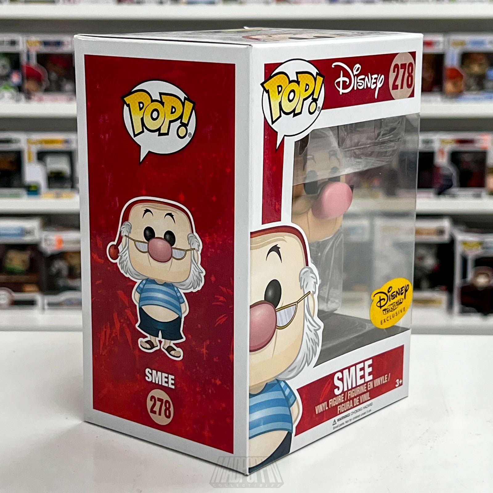 Funko Pop Disney Treasures Mr Smee 278 Peter Pan Neverland Animated Fantasy Film
