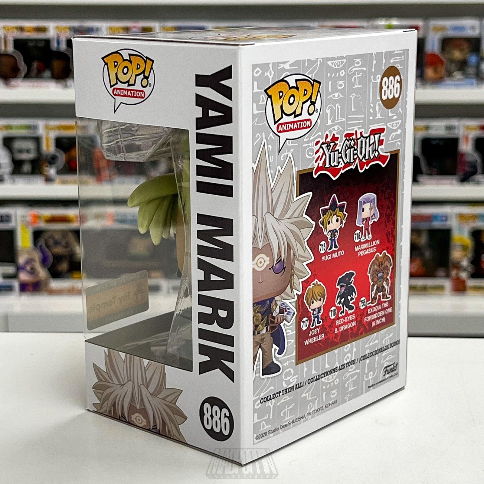 Funko Pop Yami Marik 886 Yu-Gi-Oh Animation Vinyl Figure Temple Exclusive New