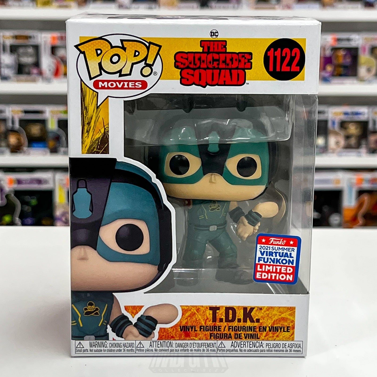 Funko Pop The Suicide Squad T.D.K. #1122 Vinyl Figure 2021 Summer Funkon LE0