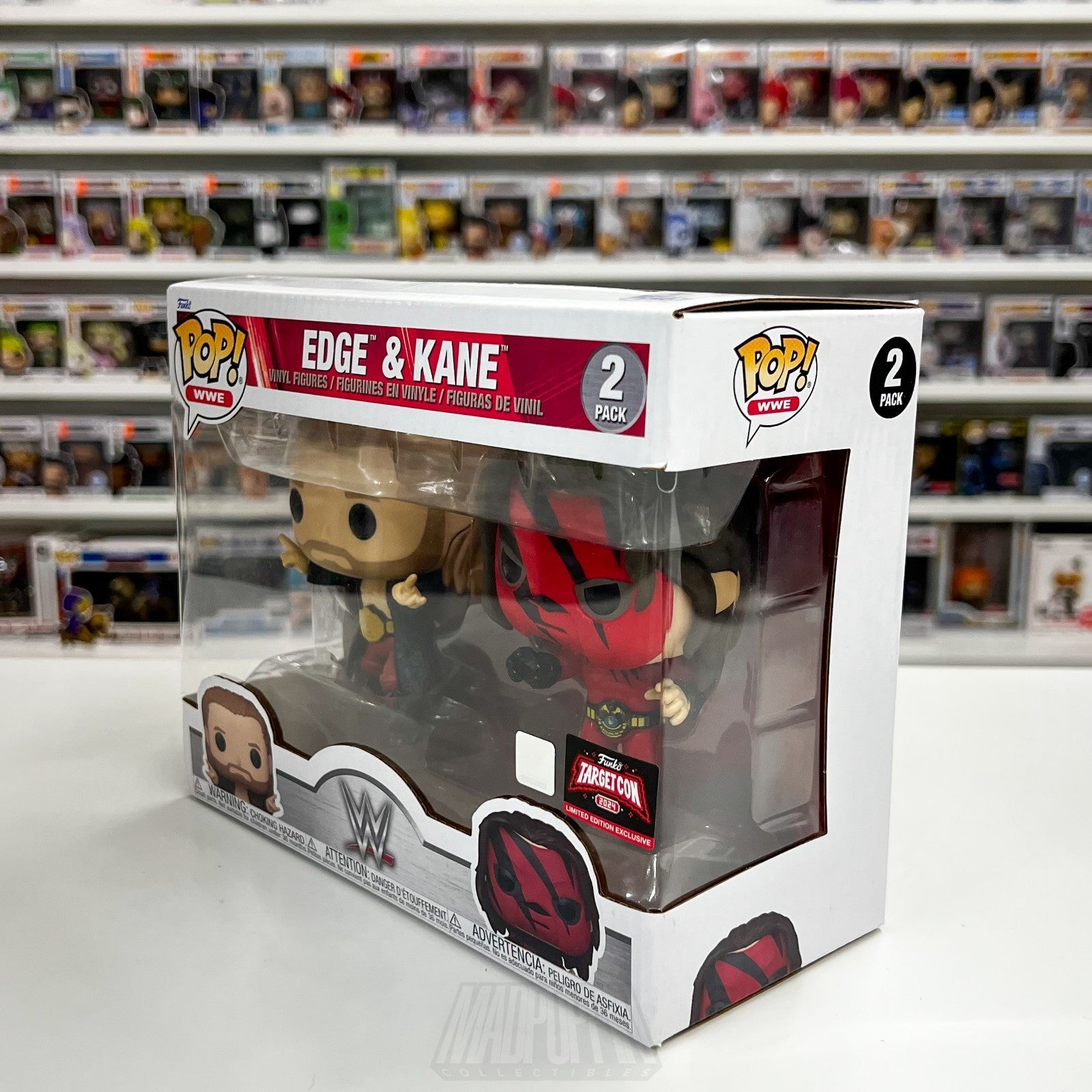 Funko Pop WWE Edge & Kane Targetcon Exclusive 2 Pack Wrestling Vinyl Figure1