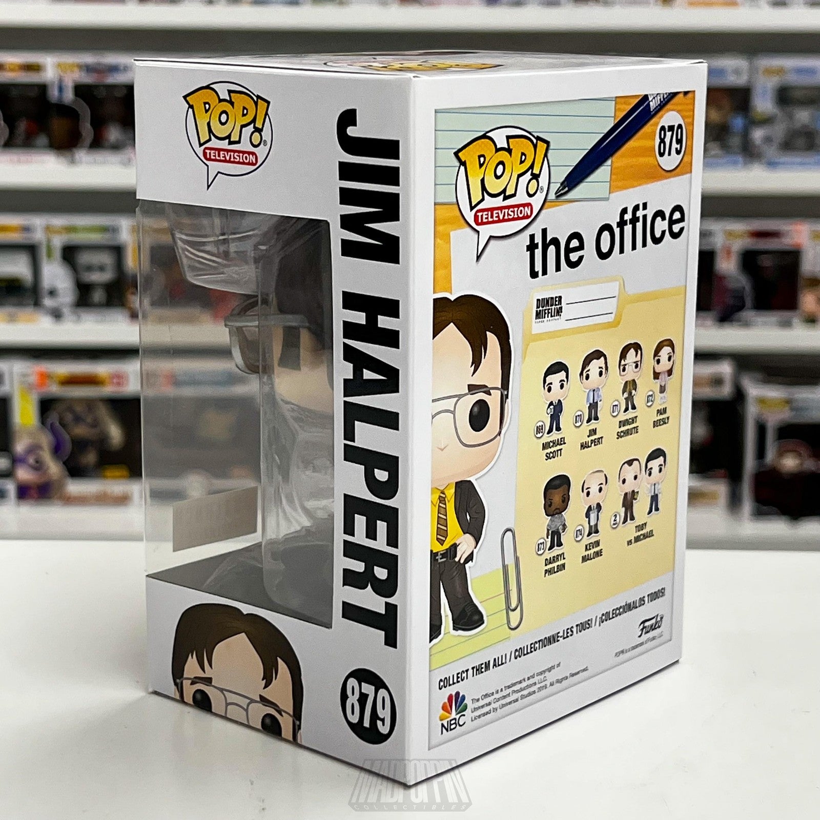Funko Pop The Office Jim Halpert Dwight Disguise 879 BoxLunch Exclusive New