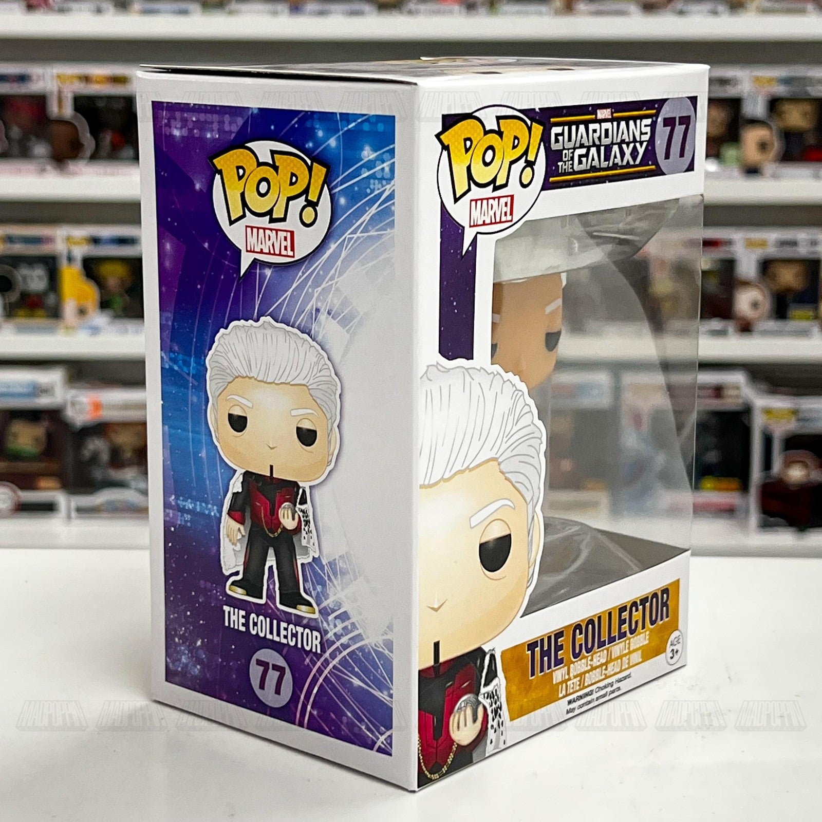 Funko Pop Guardians of the Galaxy The Collector #77 Marvel Vinyl Figure New