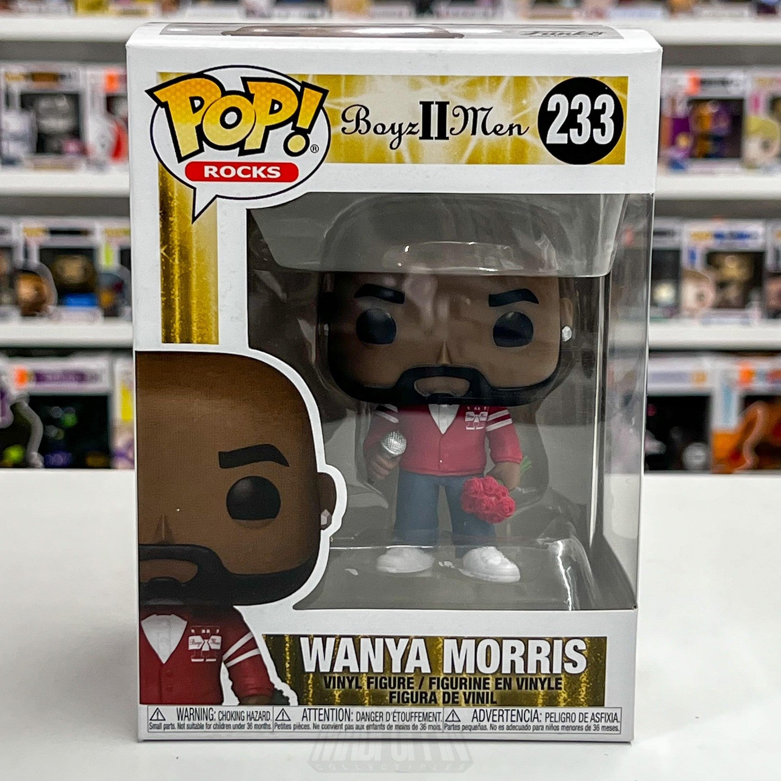 Funko Pop Rocks Boyz II Men Wanya Morris #233 Vinyl Figure Music Collectible0