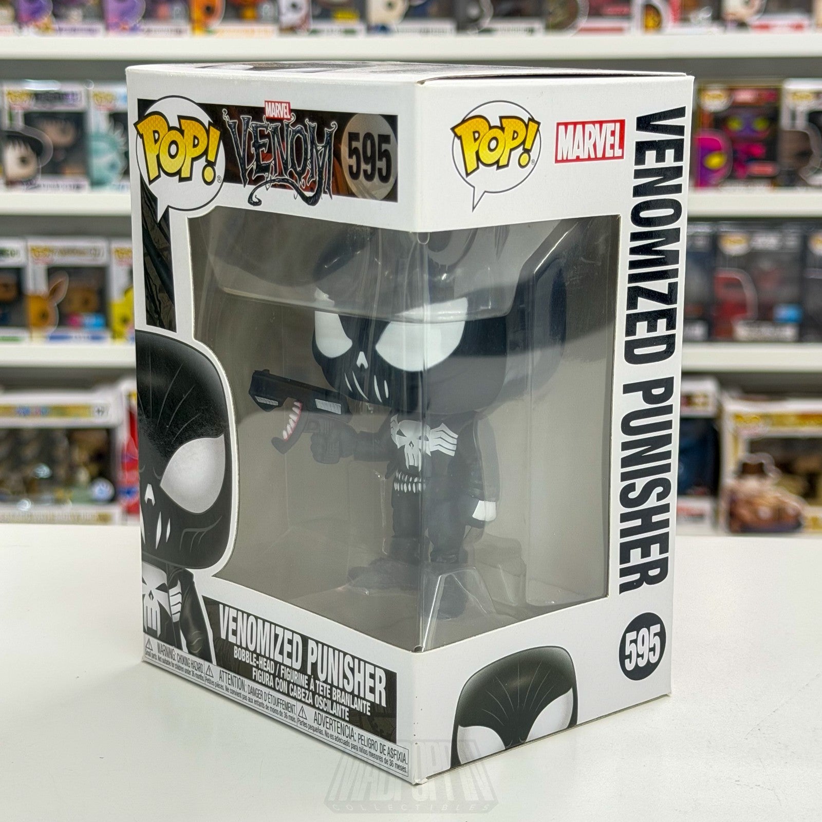 Funko Pop Marvel Venomized Punisher 595 Frank Castle Vigilante Symbiote Figure1