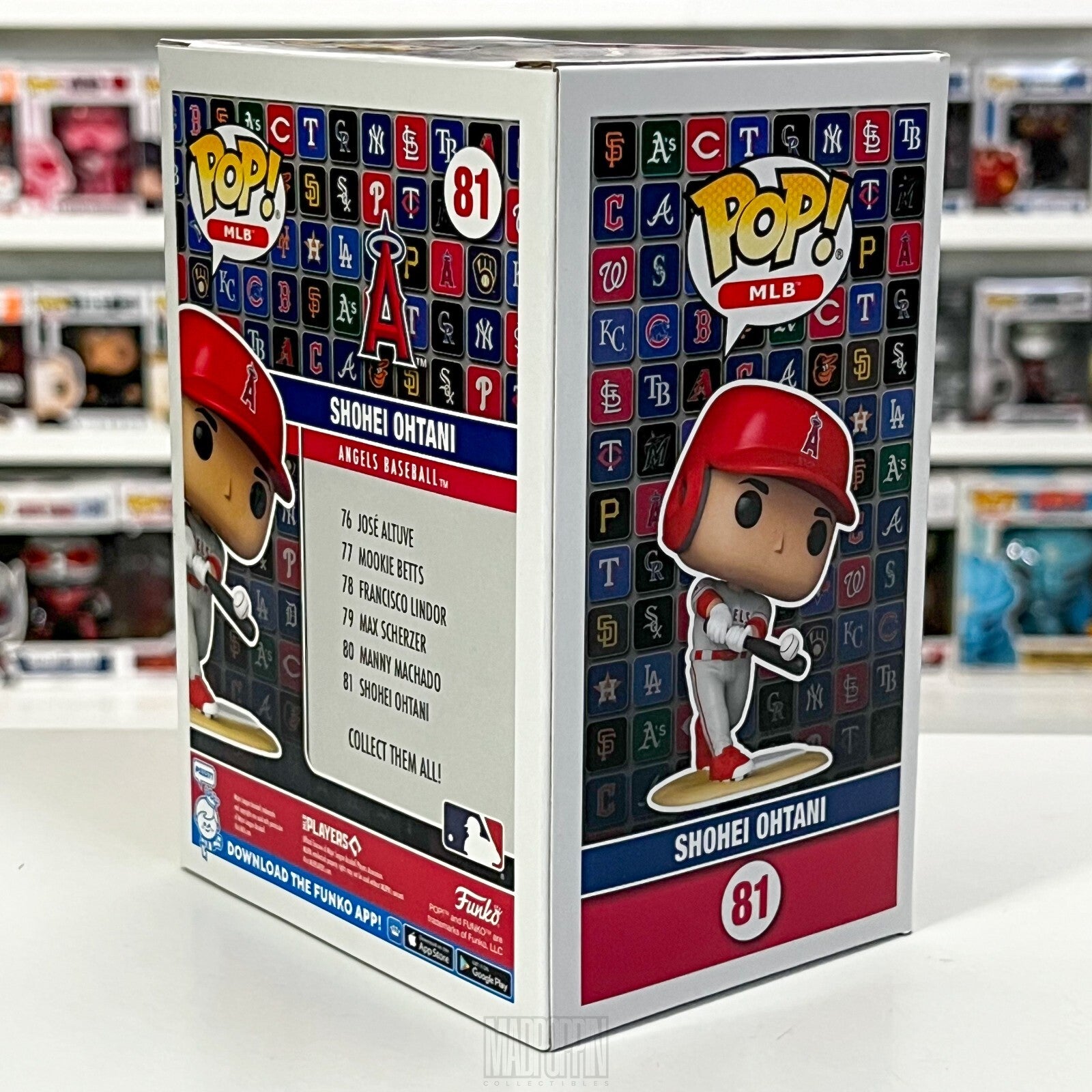 Funko Pop MLB Baseball Los Angeles Angels Shohei Ohtani Batting Vaulte