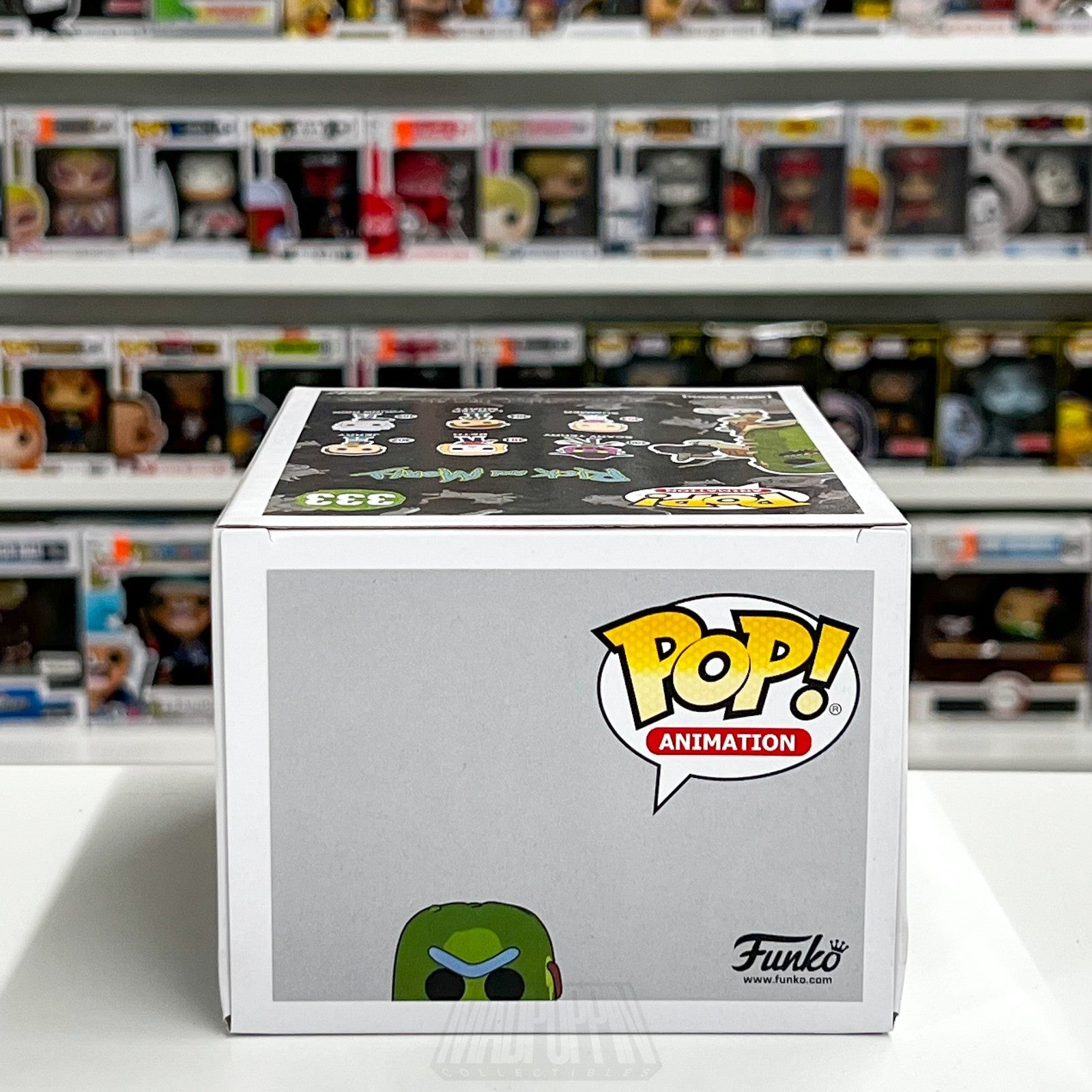Funko Pop Animation Rick and Morty Pickle Rick 333 Adult Swim Vinyl Figure Toy6