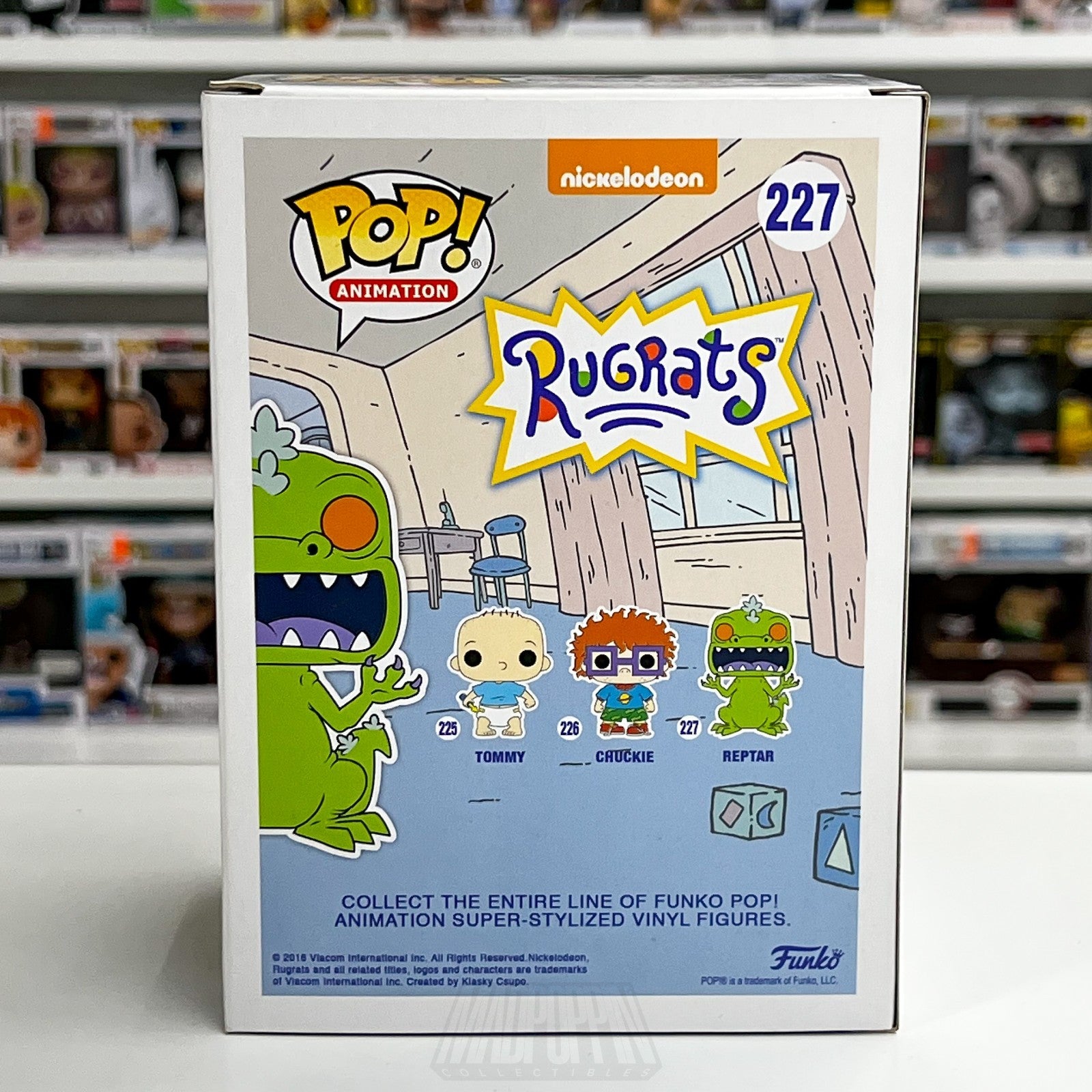 Funko Pop Animation Nickelodeon Rugrats Reptar 227 Cartoons Vinyl Figure Toy3