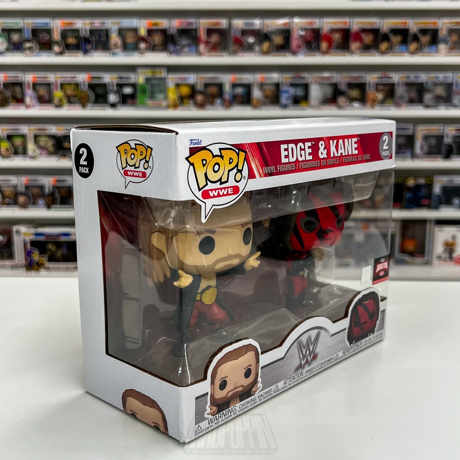Funko Pop WWE Edge & Kane Targetcon Exclusive 2 Pack Wrestling Vinyl Figure5