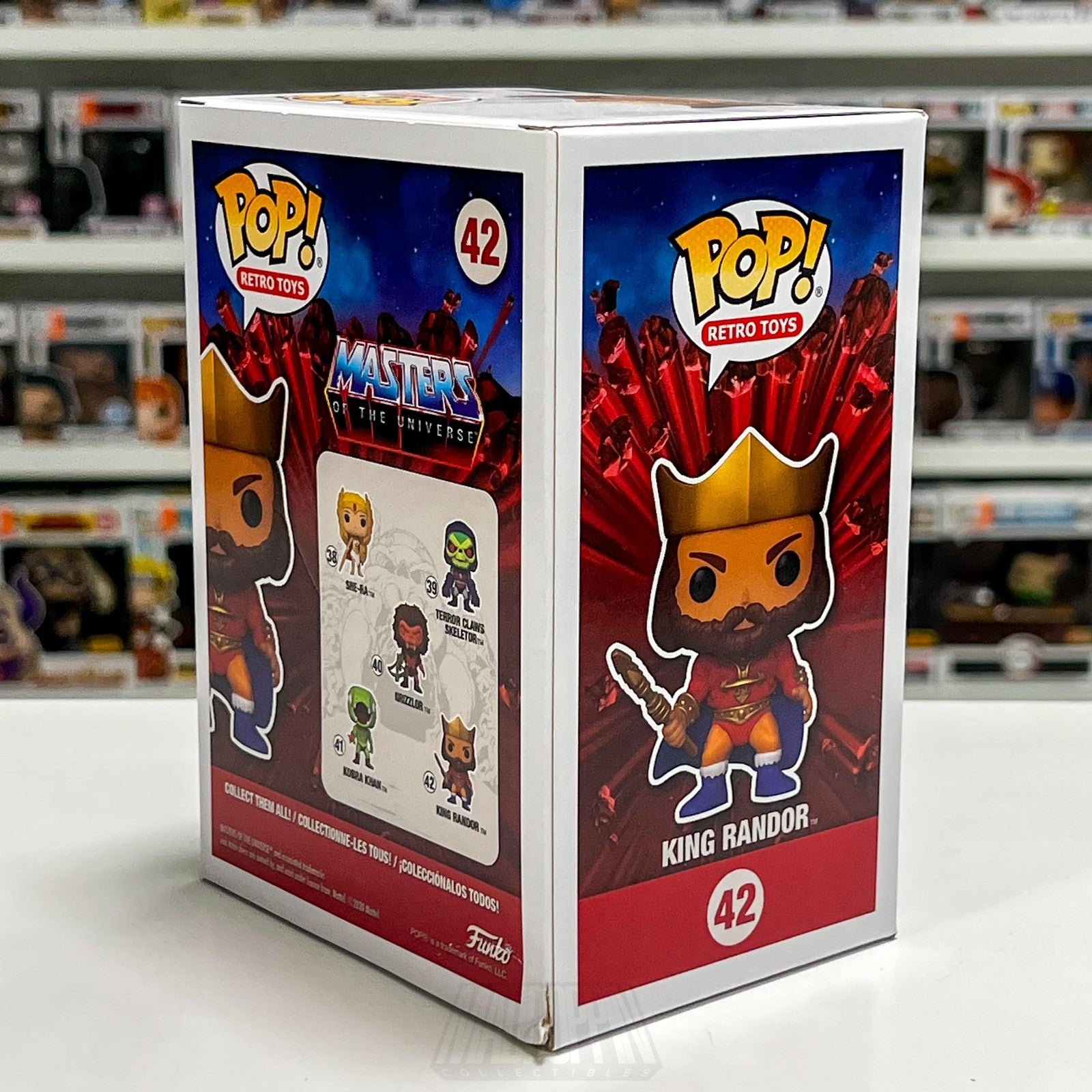 Funko Pop Retro Toys Masters of the Universe King Randor 42 Vinyl Figure MOTU