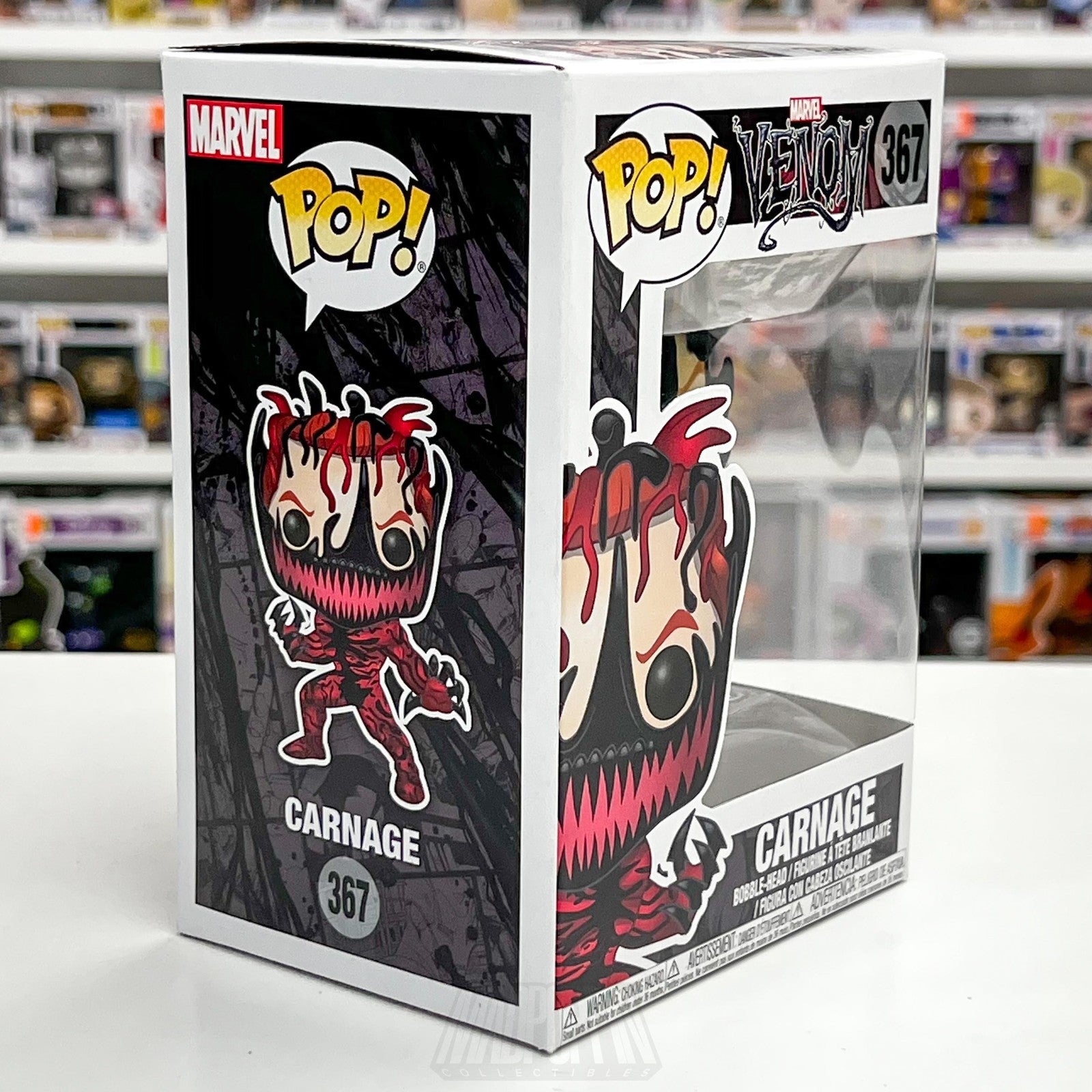 Funko Pop! Marvel Venom Carnage #367 Bobblehead Vinyl Figure 2018 Boxed Toy5