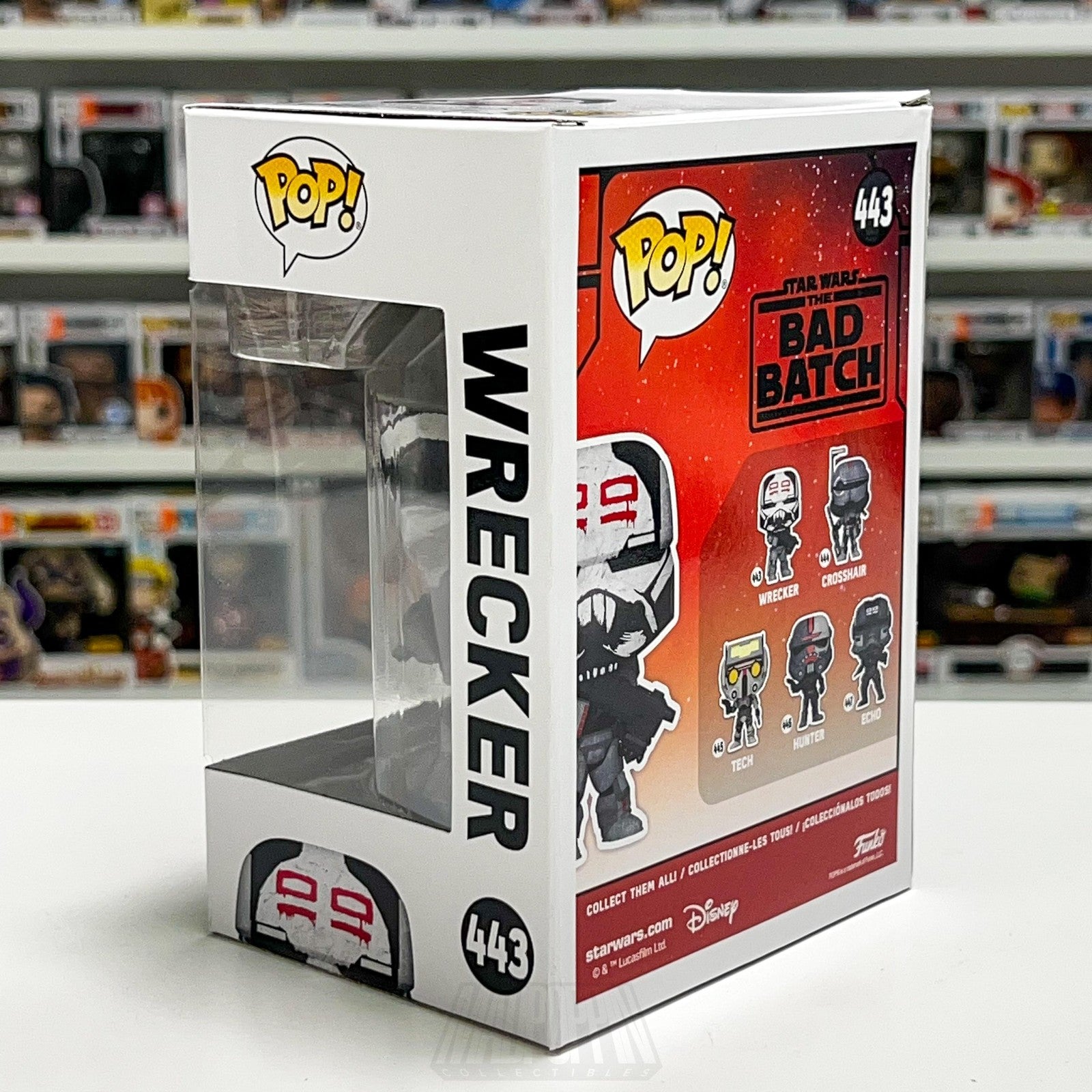 Funko Pop Star Wars The Bad Batch Wrecker 443 BobbleHead Figure Clone Troopers