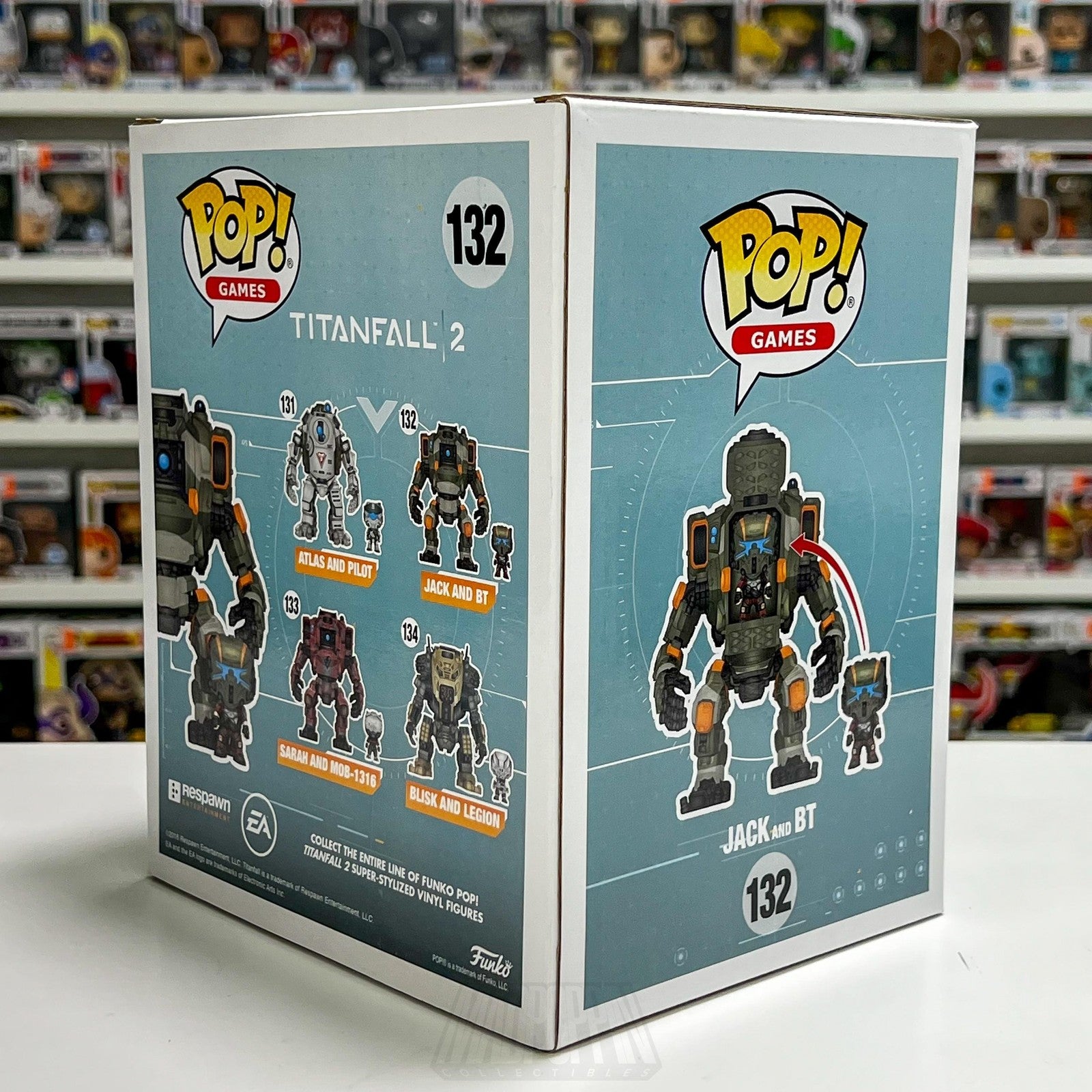 Funko Pop Video Games Titanfall 2 Jack and BT 132 Vaulted Vinyl Protector MINT