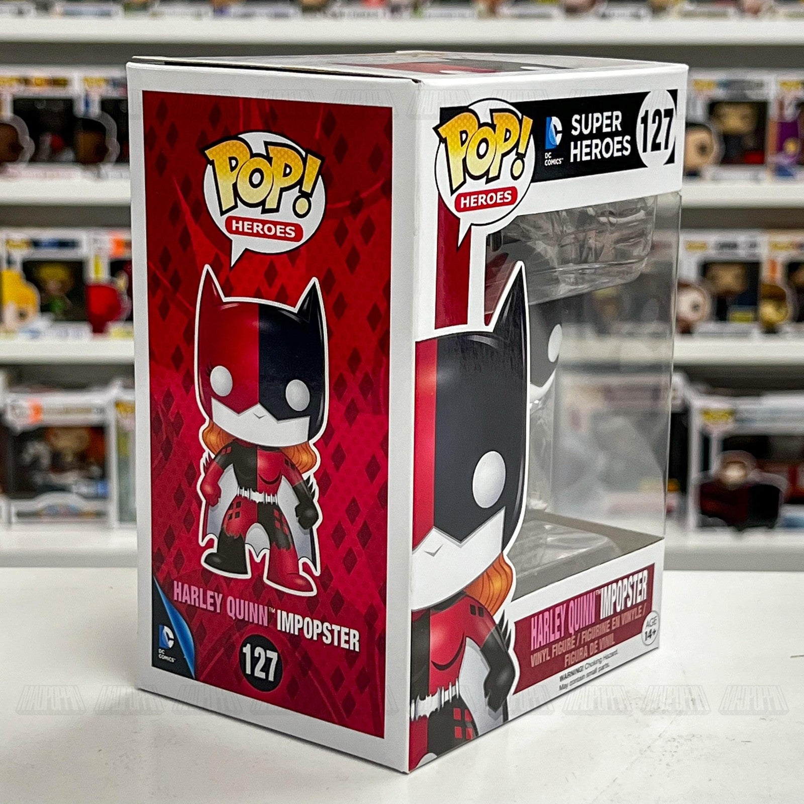 Funko Pop Harley Quinn Impopster 127 DC Comics Super Heroes Vinyl Figure New