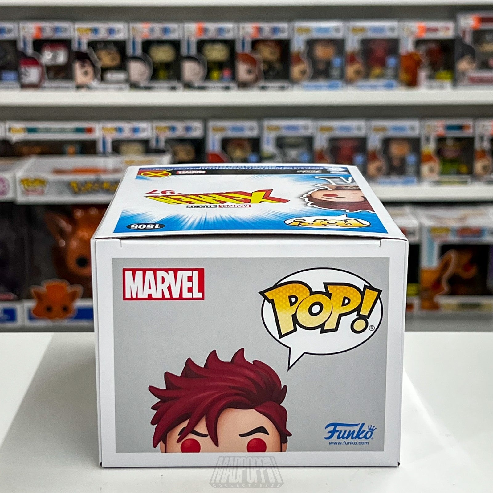 Funko Pop Gambit Disney X-Men 97 2025 SDCC Official Con Sticker Rock M