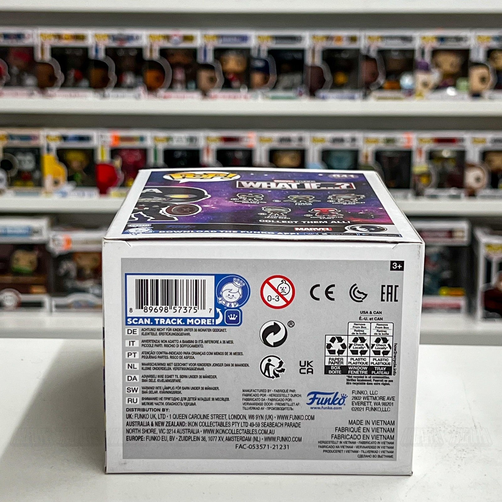 Funko Pop Marvel What If Zombie Captain America 941 Bobblehead Vinyl New Figure