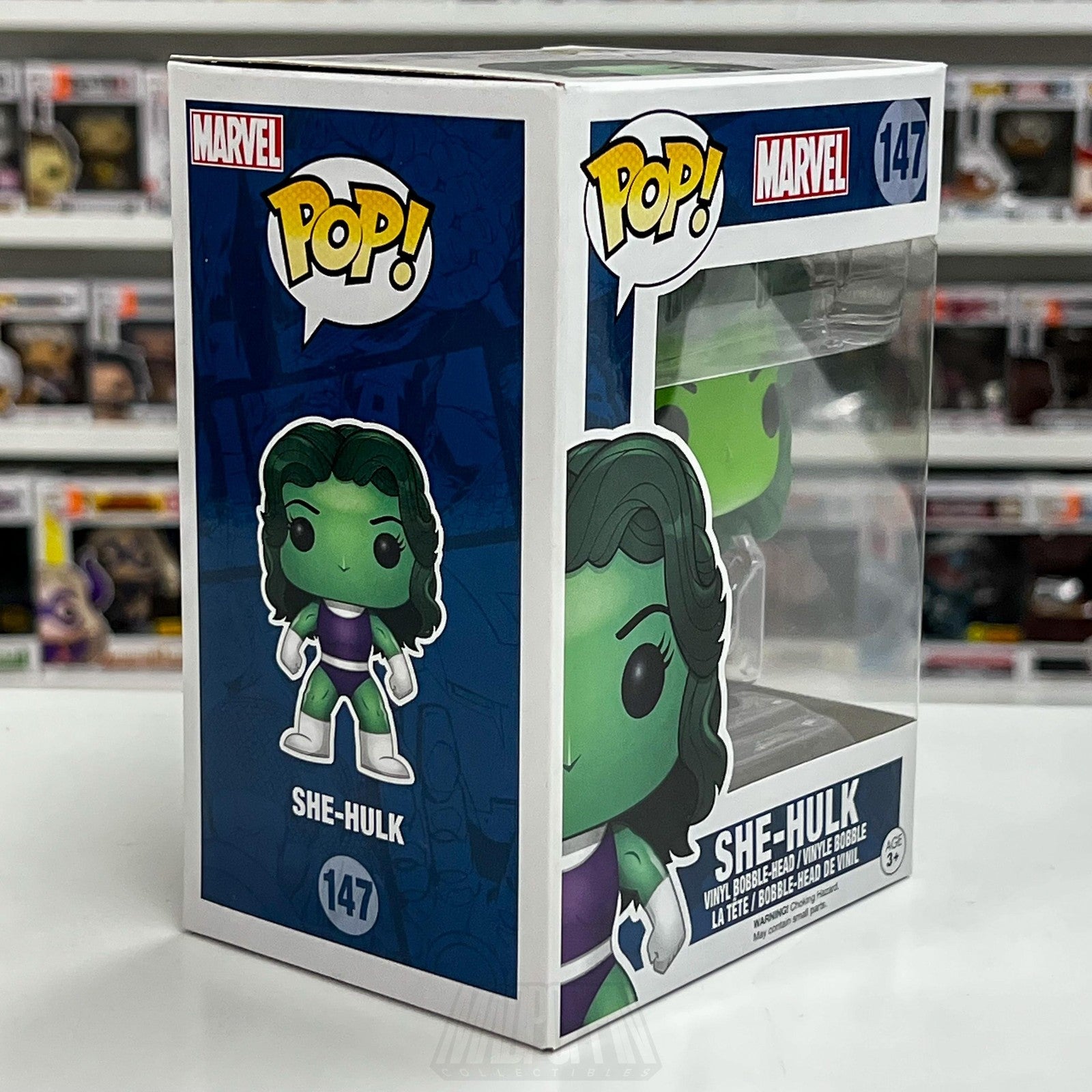 Funko Pop! Marvel She-Hulk 147 Vinyl Bobble-Head Figure with Box Collector Toy