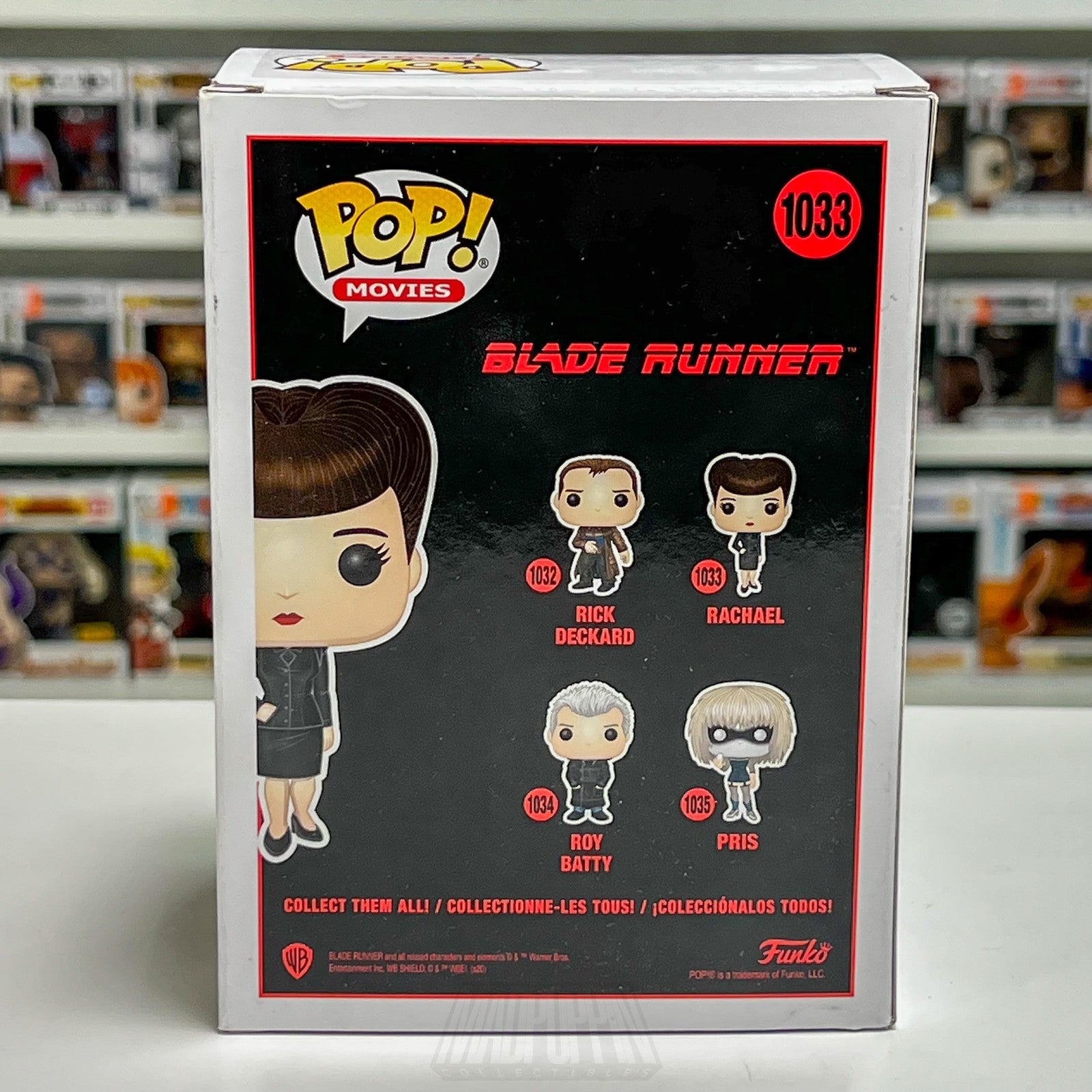 Funko Pop Movies Blade Runner Rachael 1033 Vinyl Figure SciFi Toy Ridley Scott
