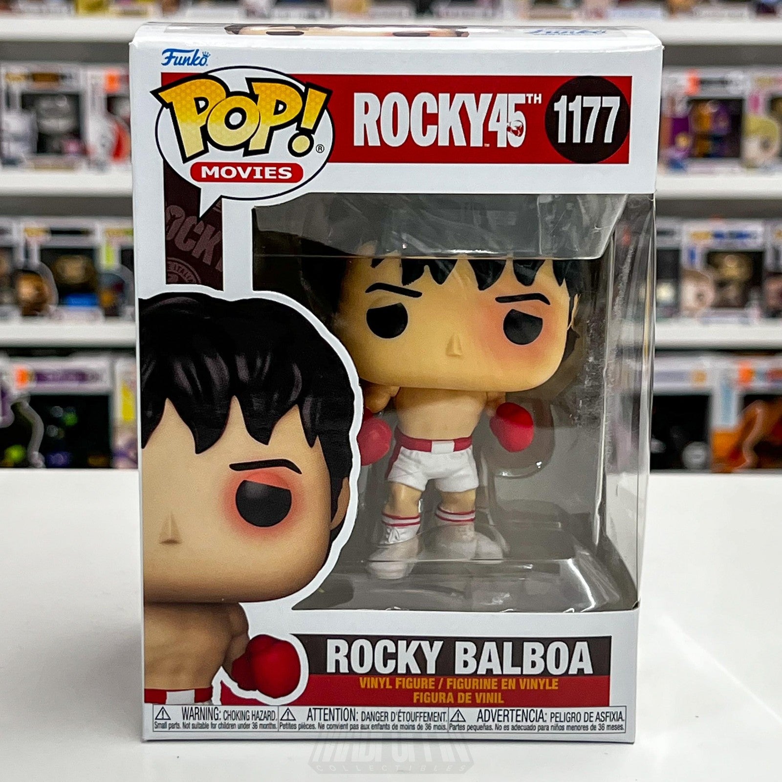 Funko Pop Movies Rocky 45th Rocky Balboa #1177 Vinyl Figure Boxed Collectible0