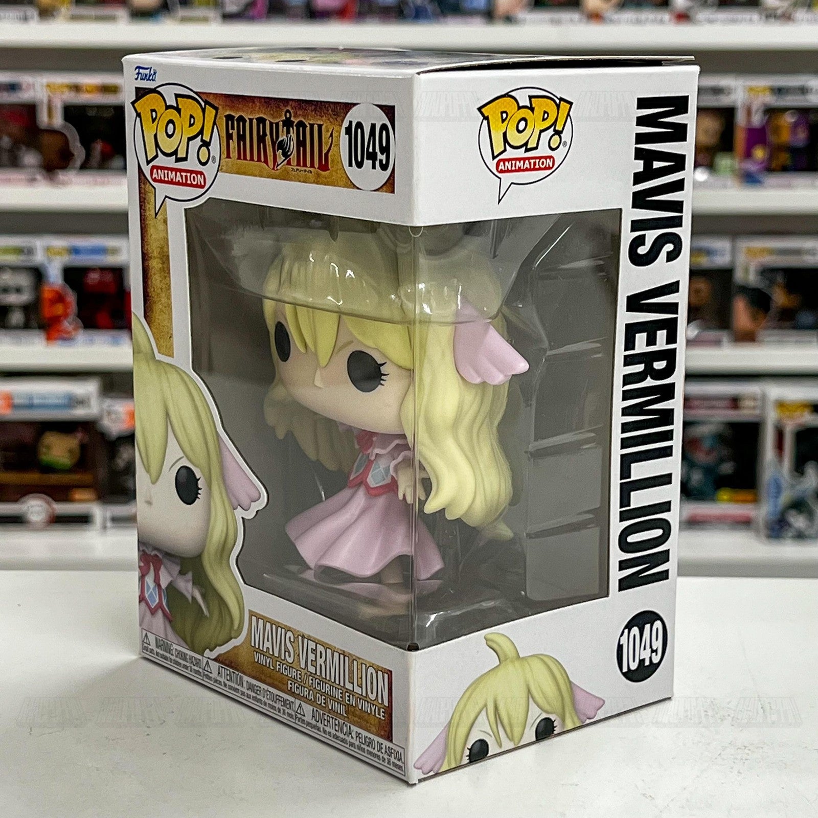 Funko Pop! Mavis Vermillion (Fairy Tail) – Figura In Vinile Da Collezione Con Custodia Protettiva Inclusa – Altezza 9,5 Cm