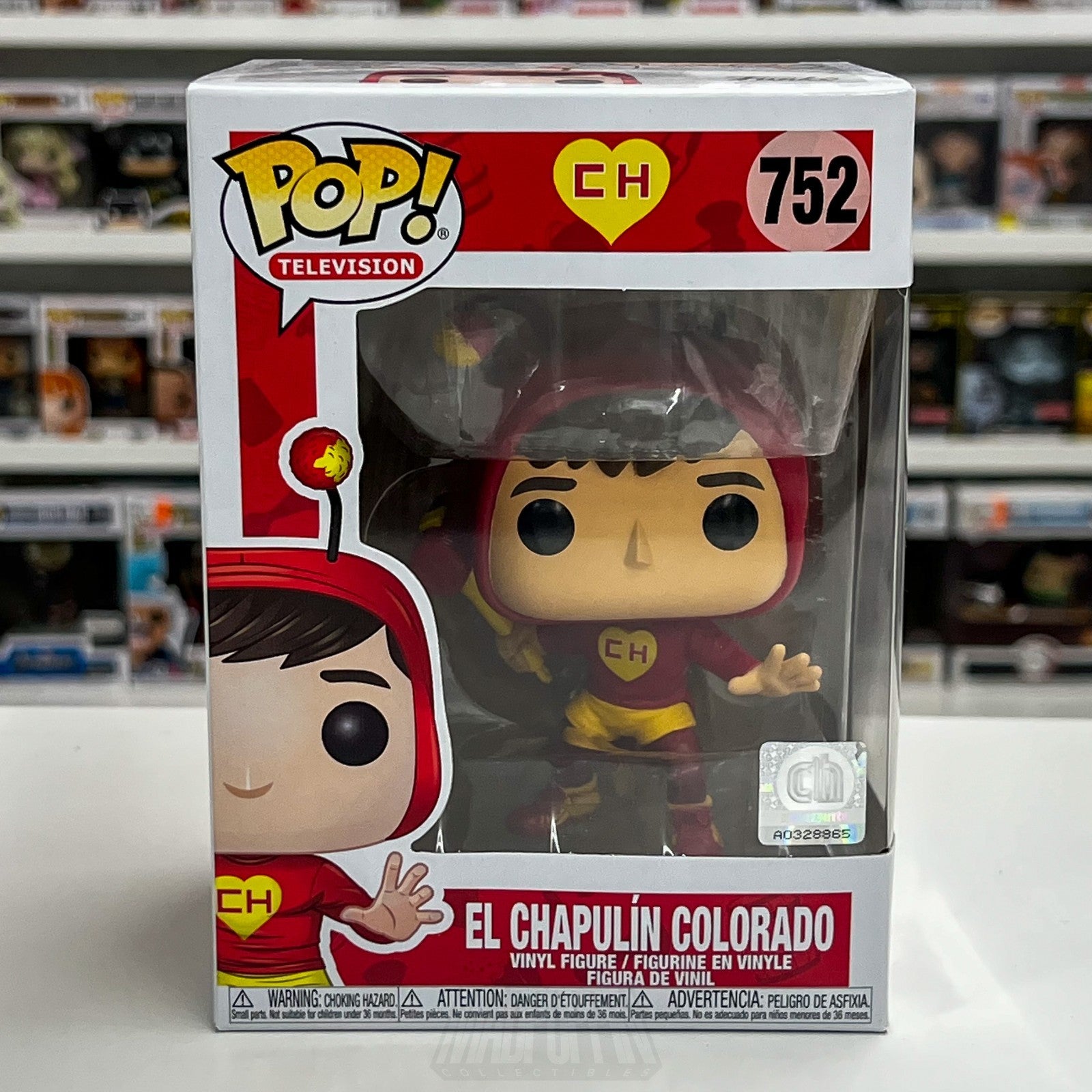 Funko Pop Television El Chapulin Colorado 752 Red Grasshopper Mexican Toy Figure0