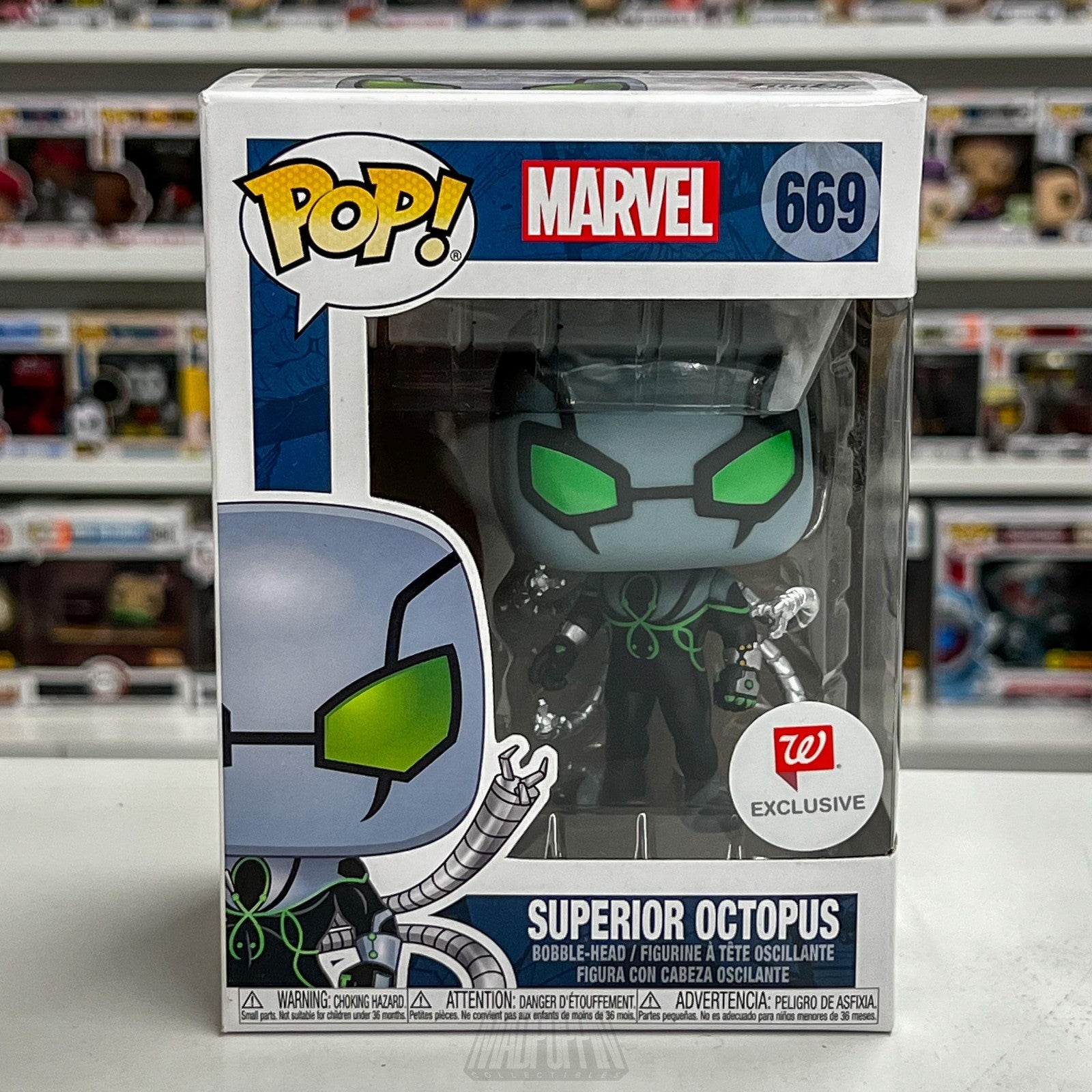 Funko Pop Marvel Superior Octopus 669 Walgreens Exclusive Vinyl Figure New Box