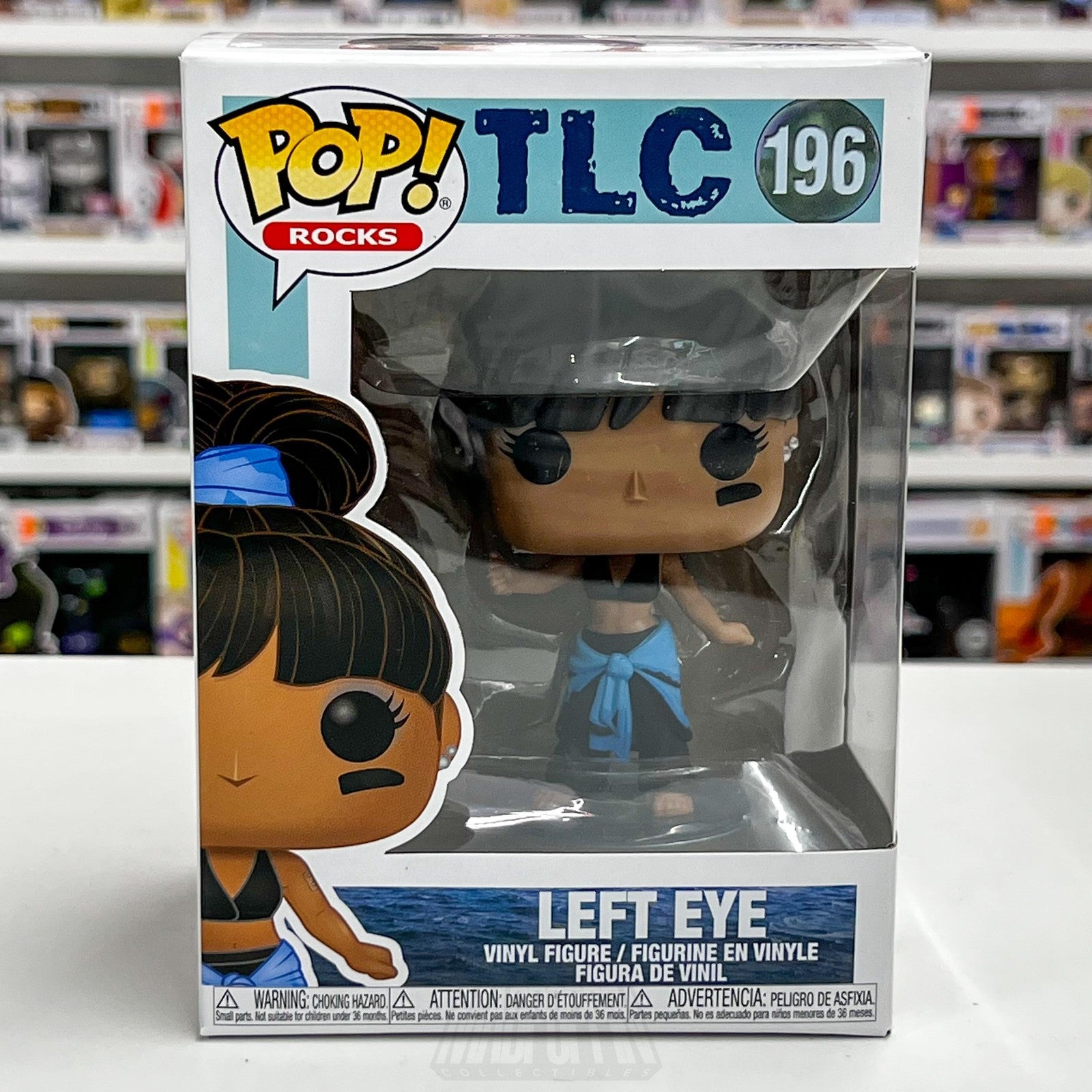Funko Pop Rocks TLC Left Eye 196 Waterfalls Video Vinyl Figure 90s R&B Atlanta0